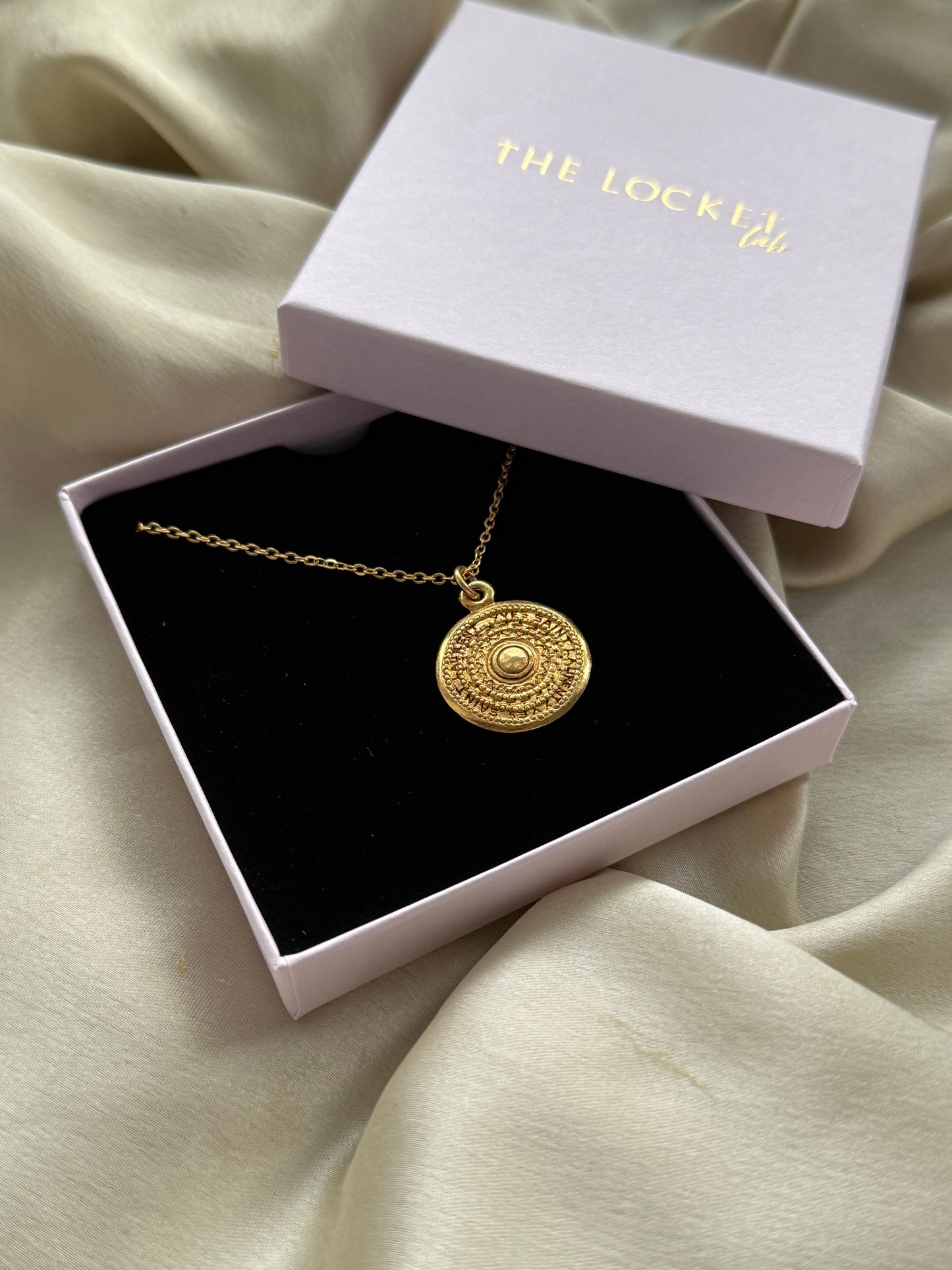 Authentic Reworked Coin Necklace - Small Pendant