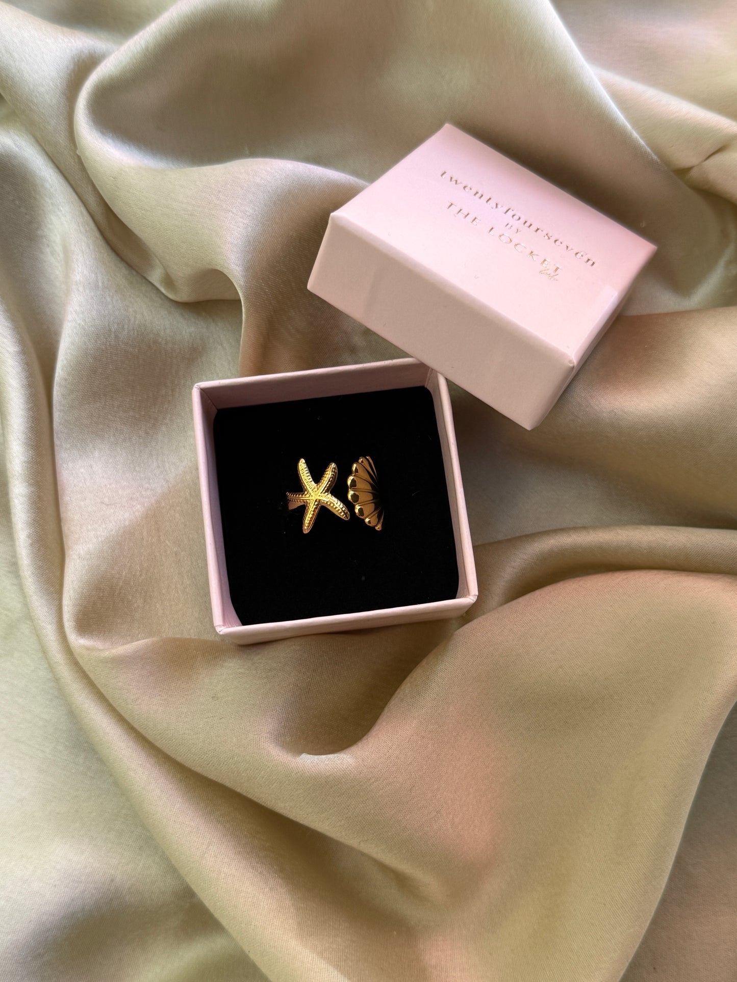 Hattie Waterproof Gold Plated Ring