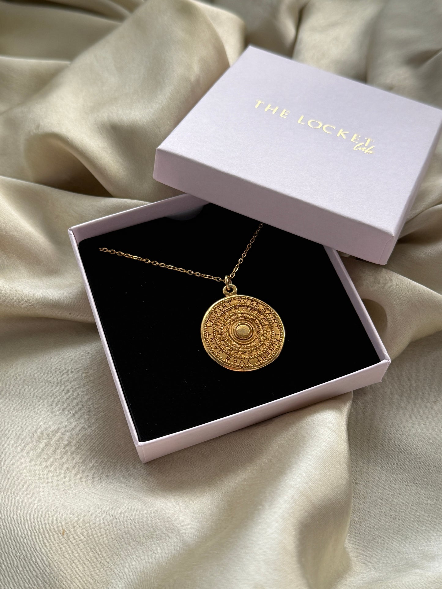 Authentic Reworked Coin Necklace - Medium Pendant