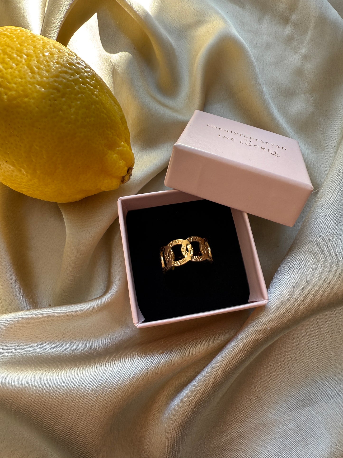Molly Waterproof Gold Plated Ring