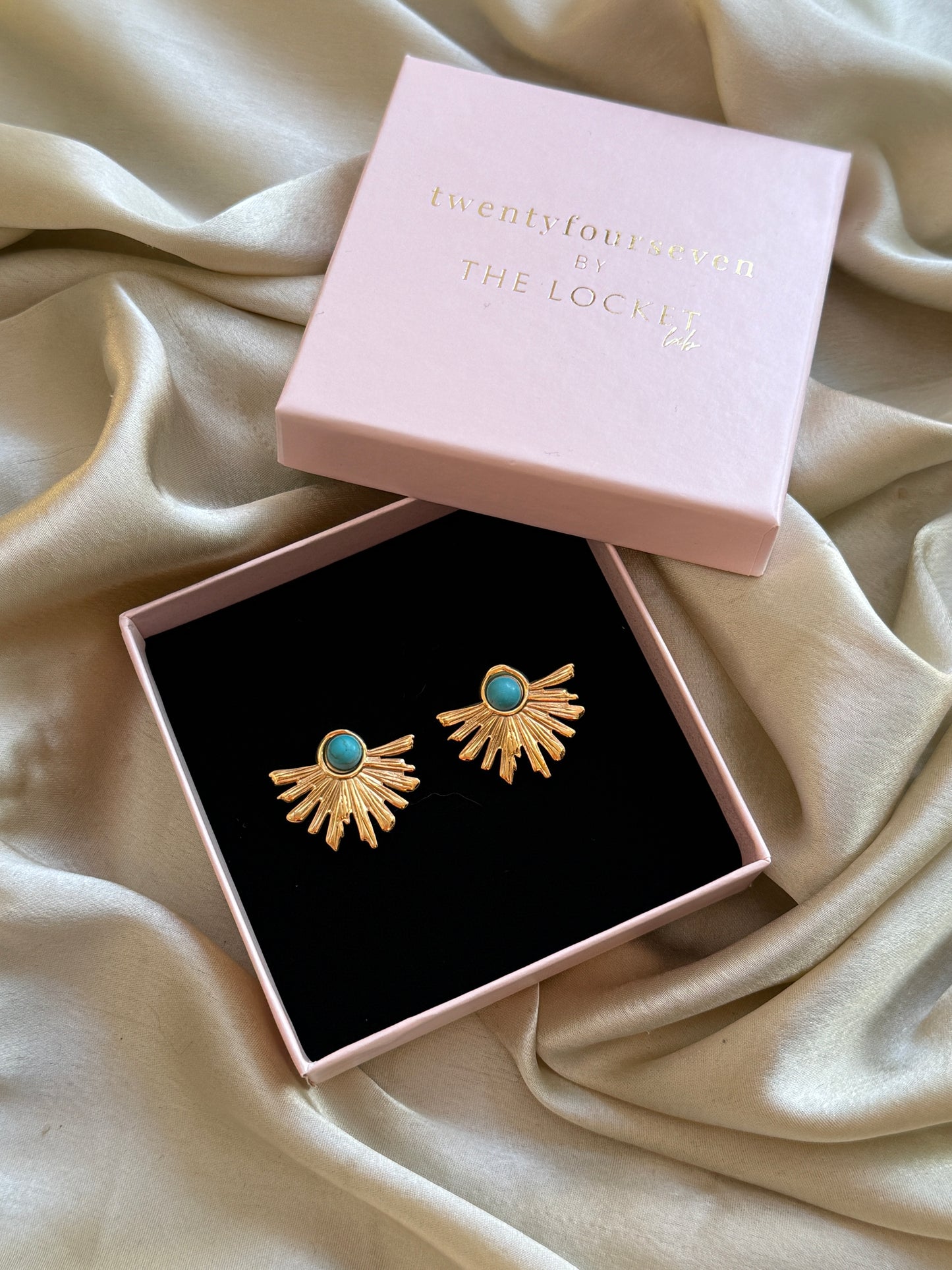 Lily Waterproof Gold Plated Earrings