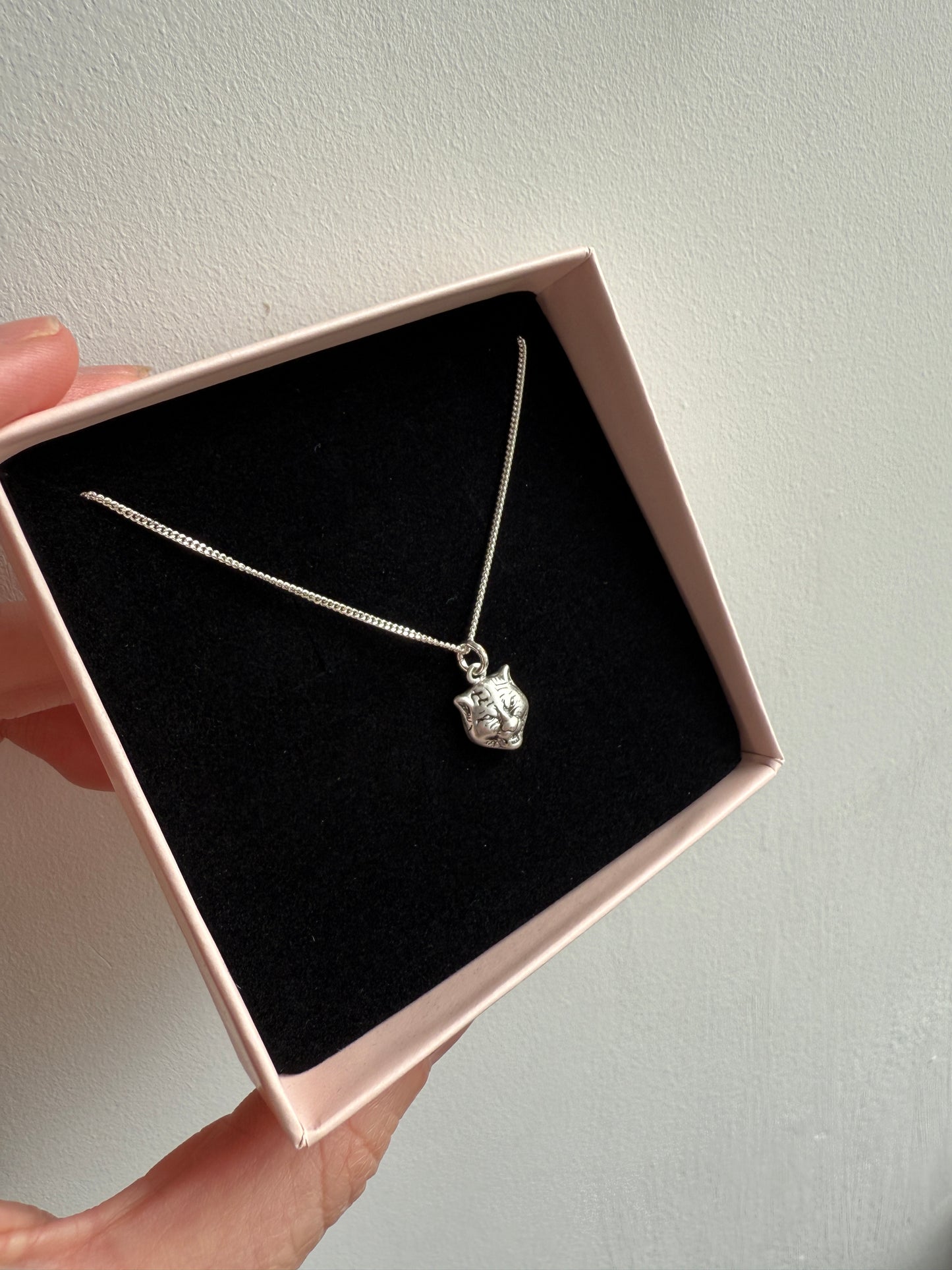 Authentic Reworked Necklace - Silver Tiger