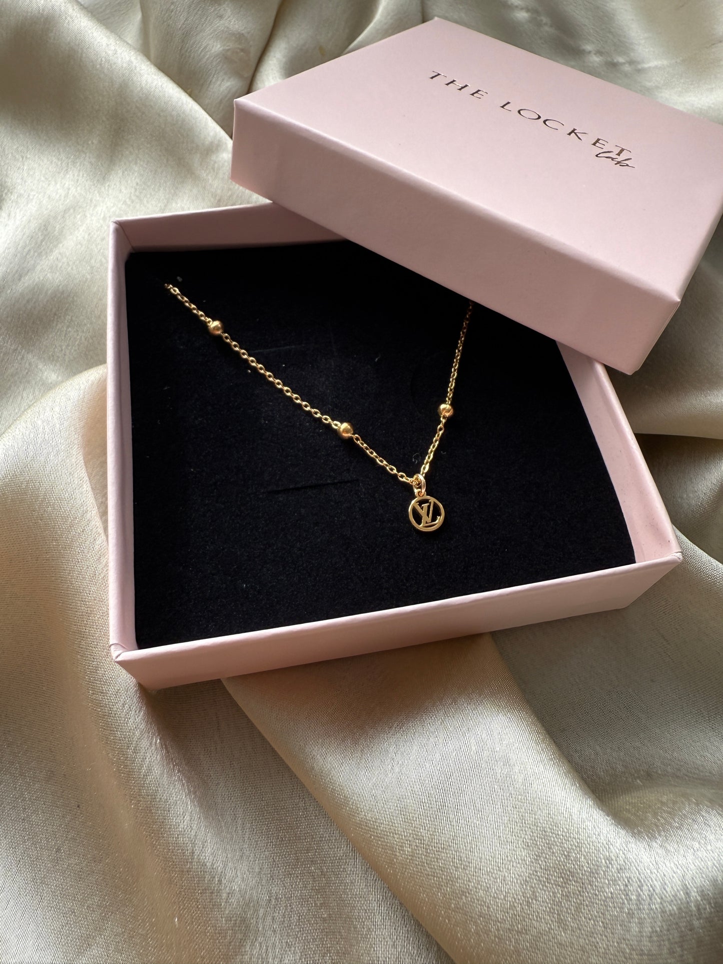 Authentic Reworked Necklace - Mini Delicate Logo
