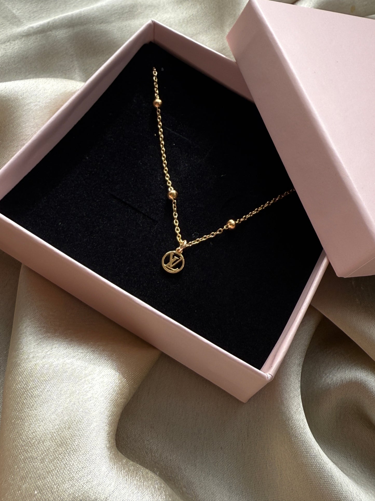 Authentic Reworked Necklace - Mini Delicate Logo