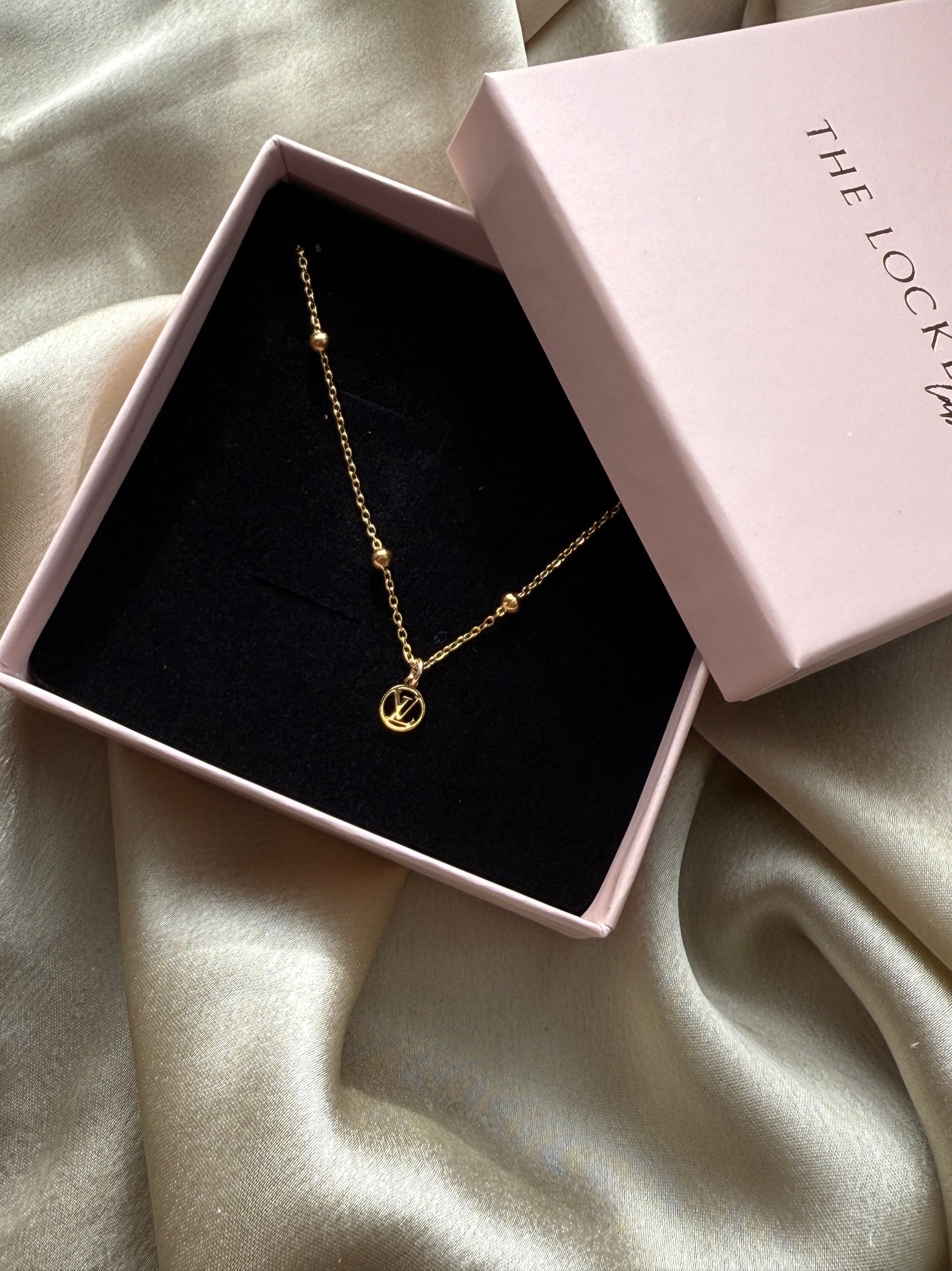 Authentic Reworked Necklace - Mini Delicate Logo