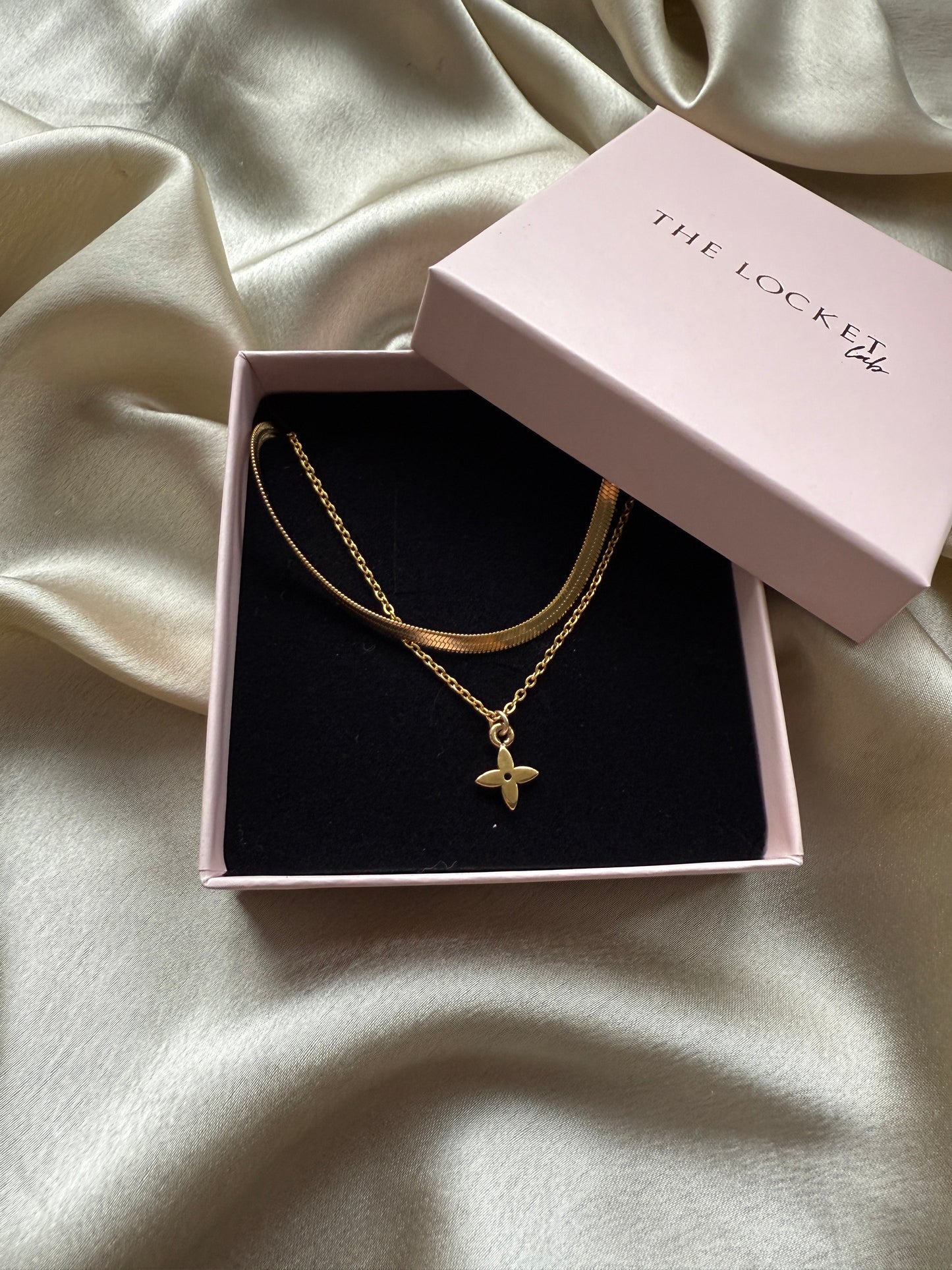 Authentic Reworked Necklace - Diamond double chain