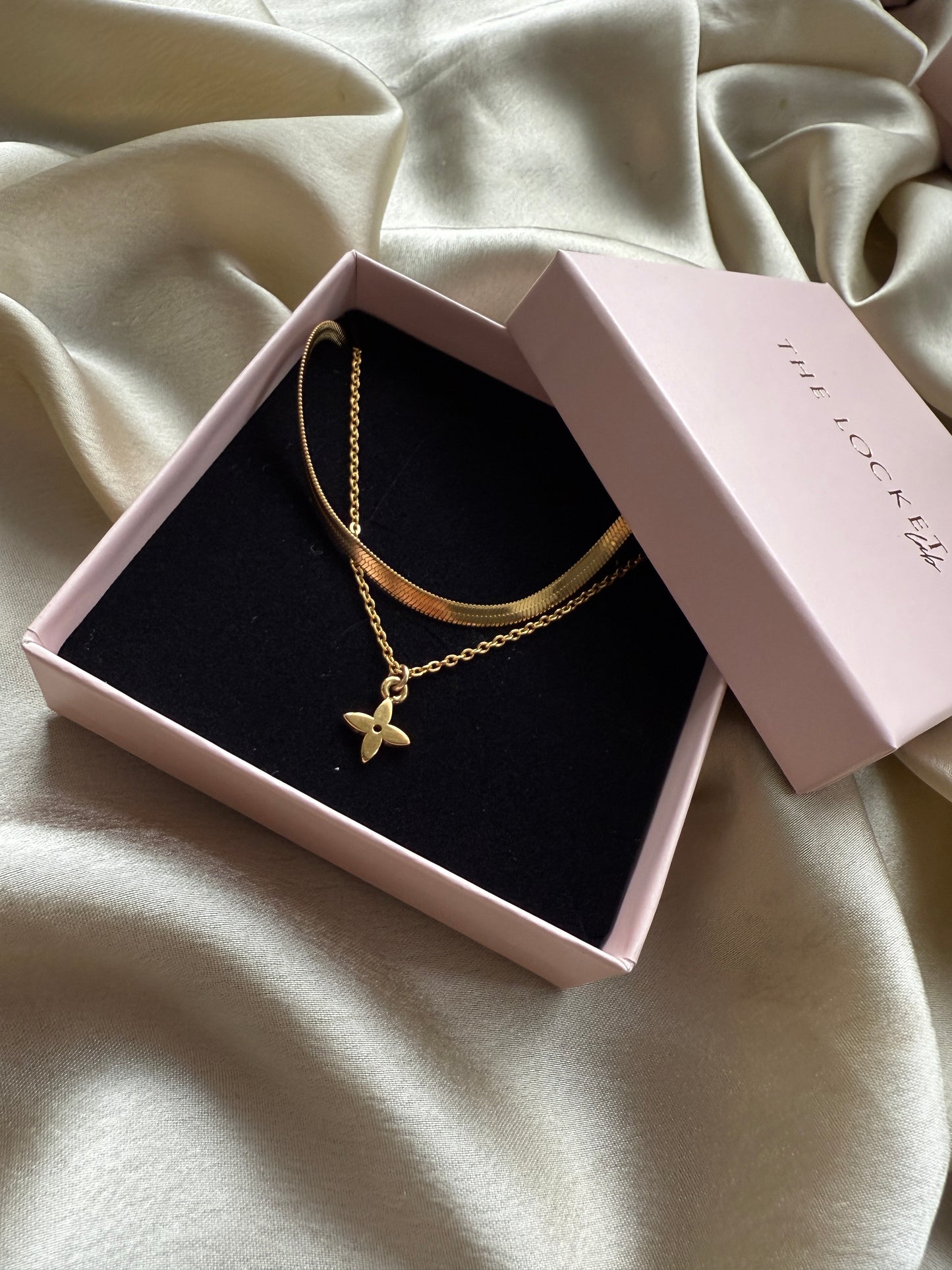Authentic Reworked Necklace - Diamond double chain