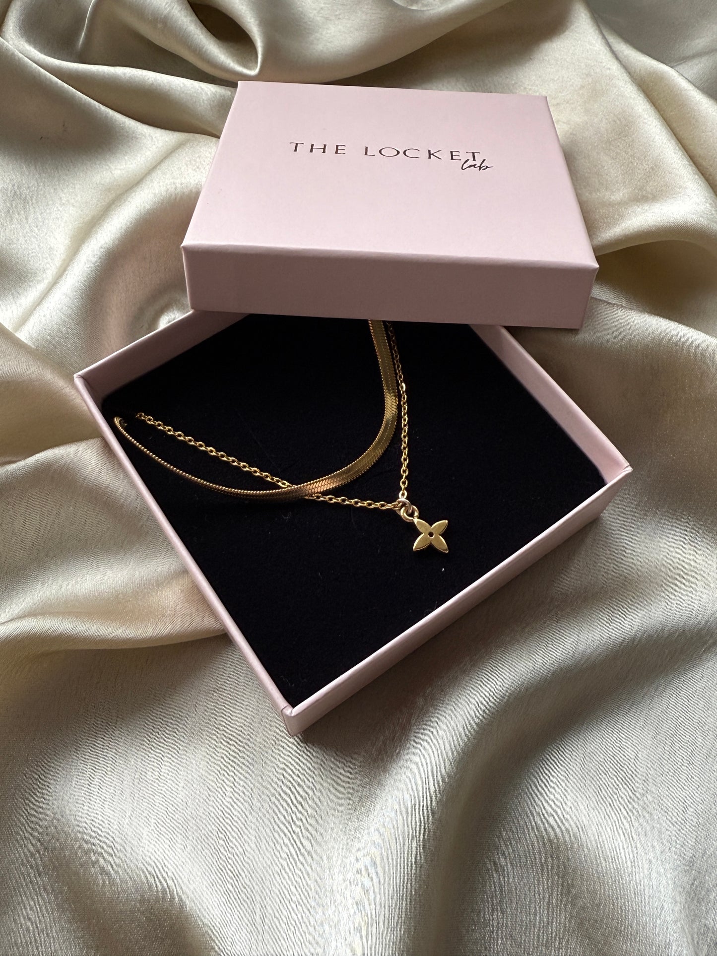 Authentic Reworked Necklace - Diamond double chain