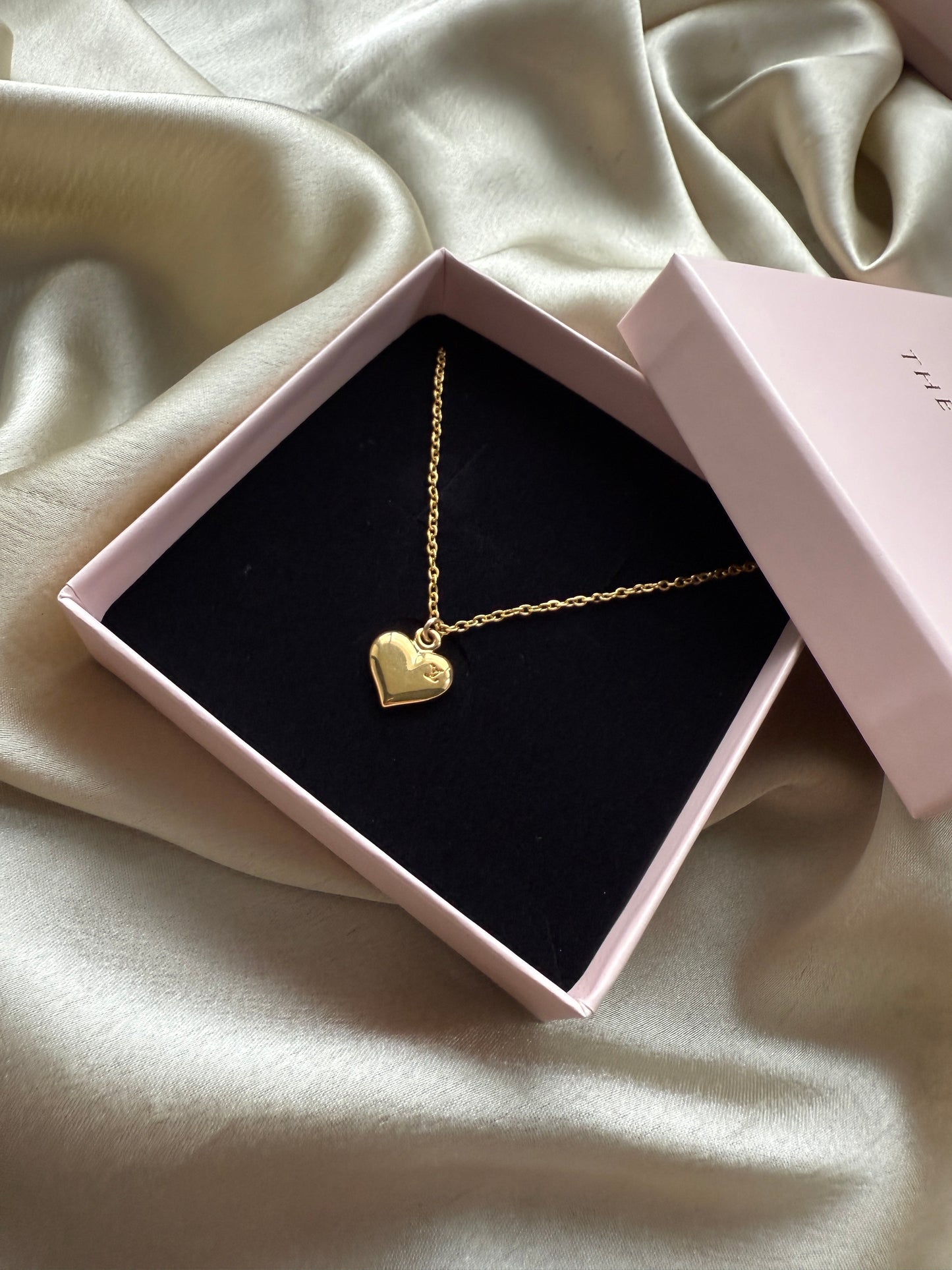 Authentic Reworked Logo Heart Necklace - Vintage Condition
