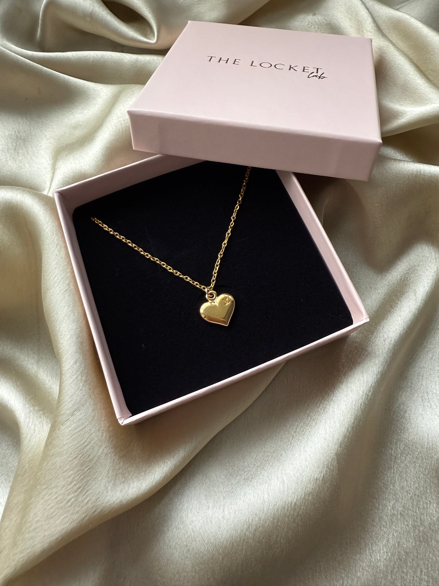 Authentic Reworked Logo Heart Necklace - Vintage Condition