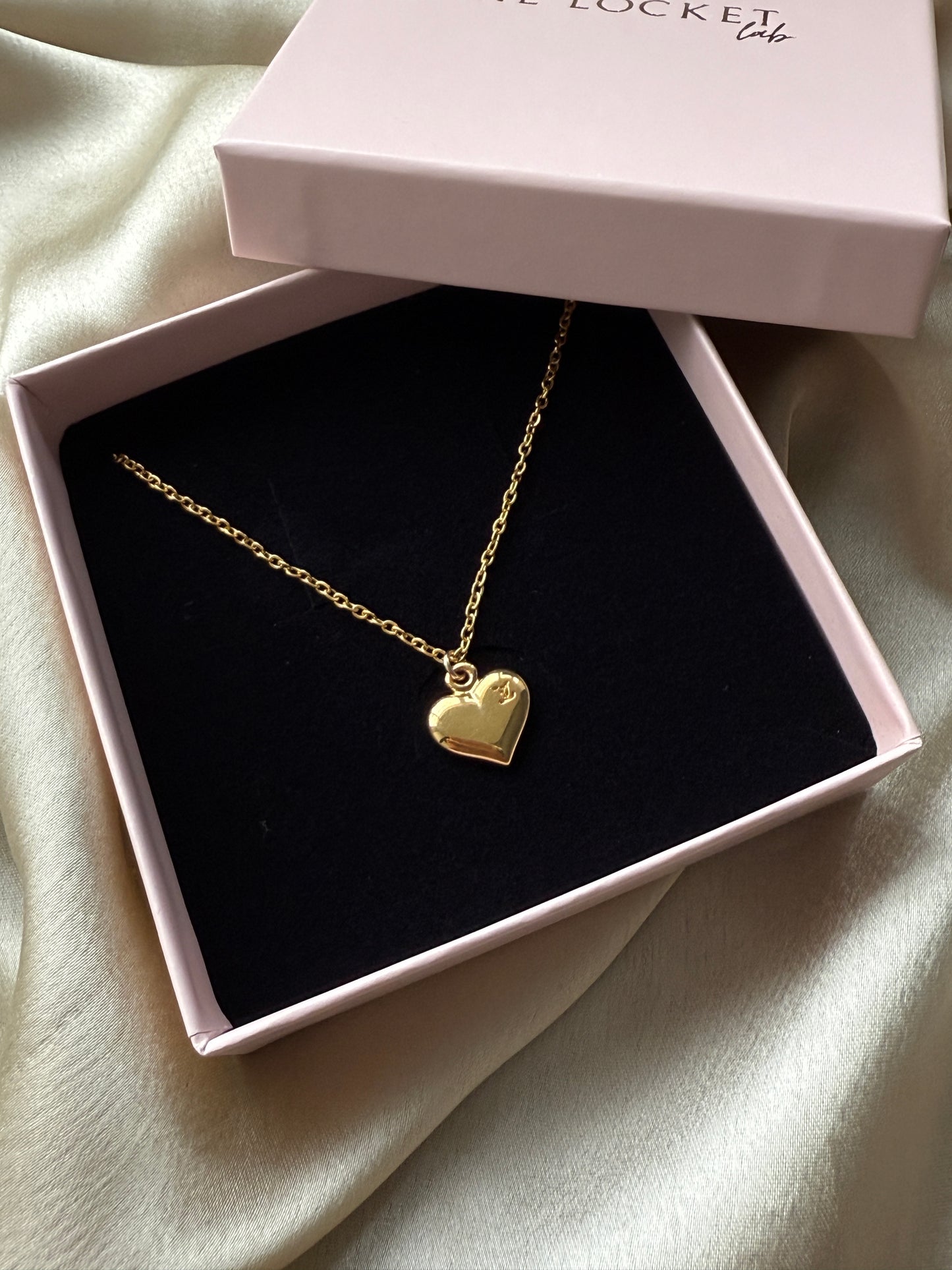 Authentic Reworked Logo Heart Necklace - Vintage Condition