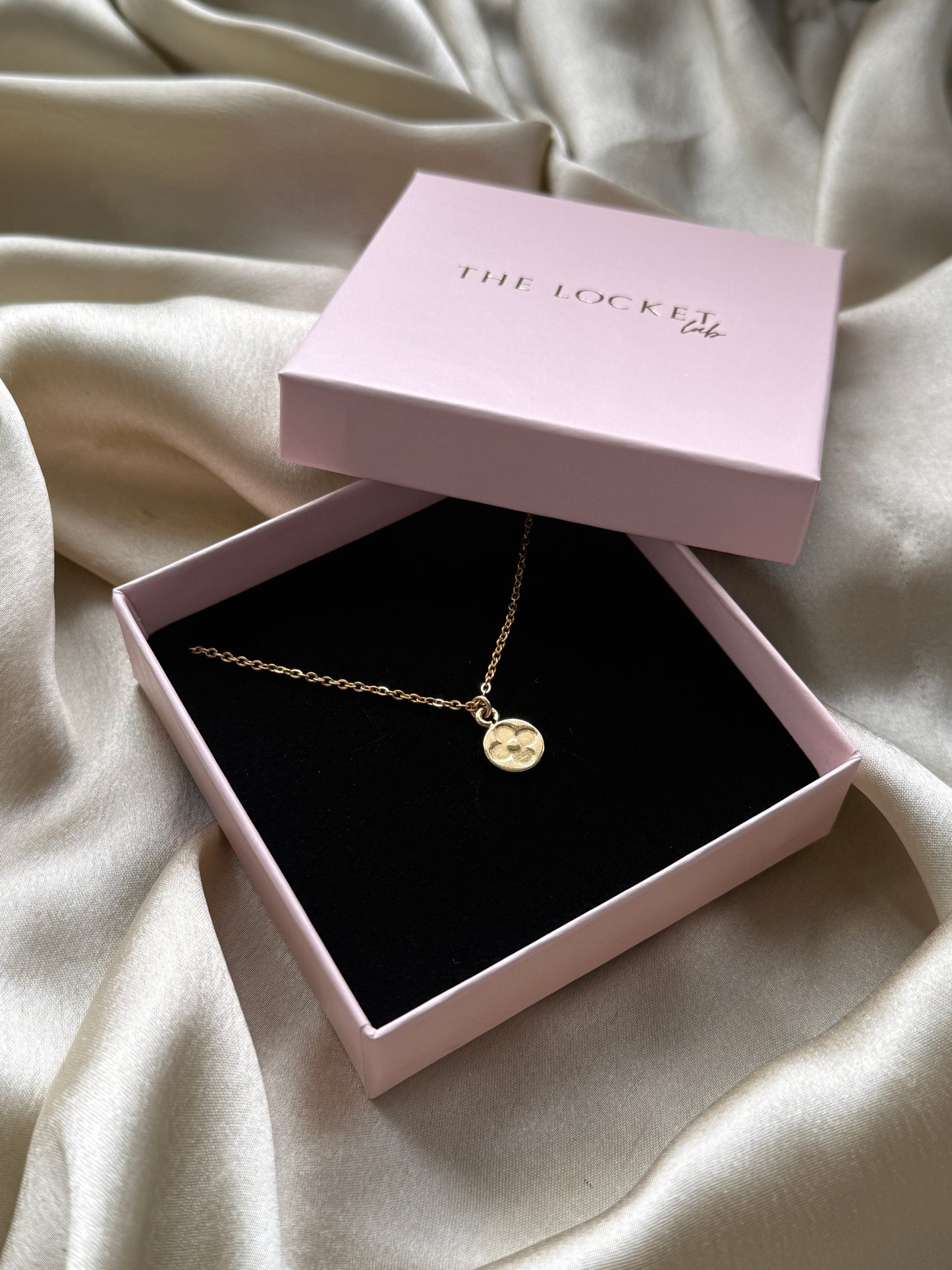 Authentic Reworked Necklace - Round Flower