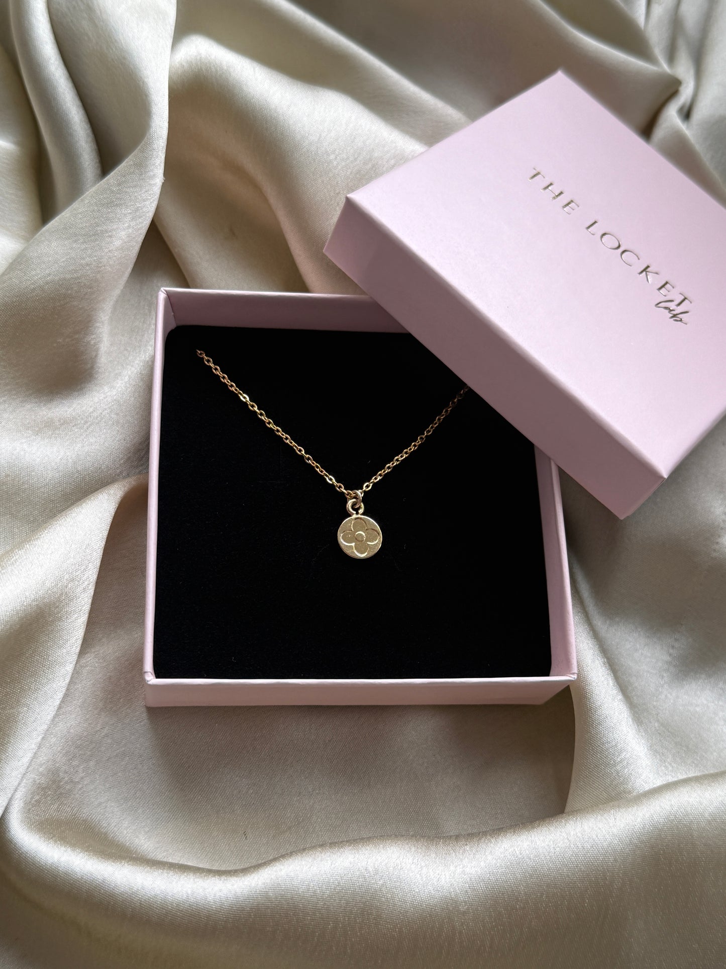 Authentic Reworked Necklace - Round Flower