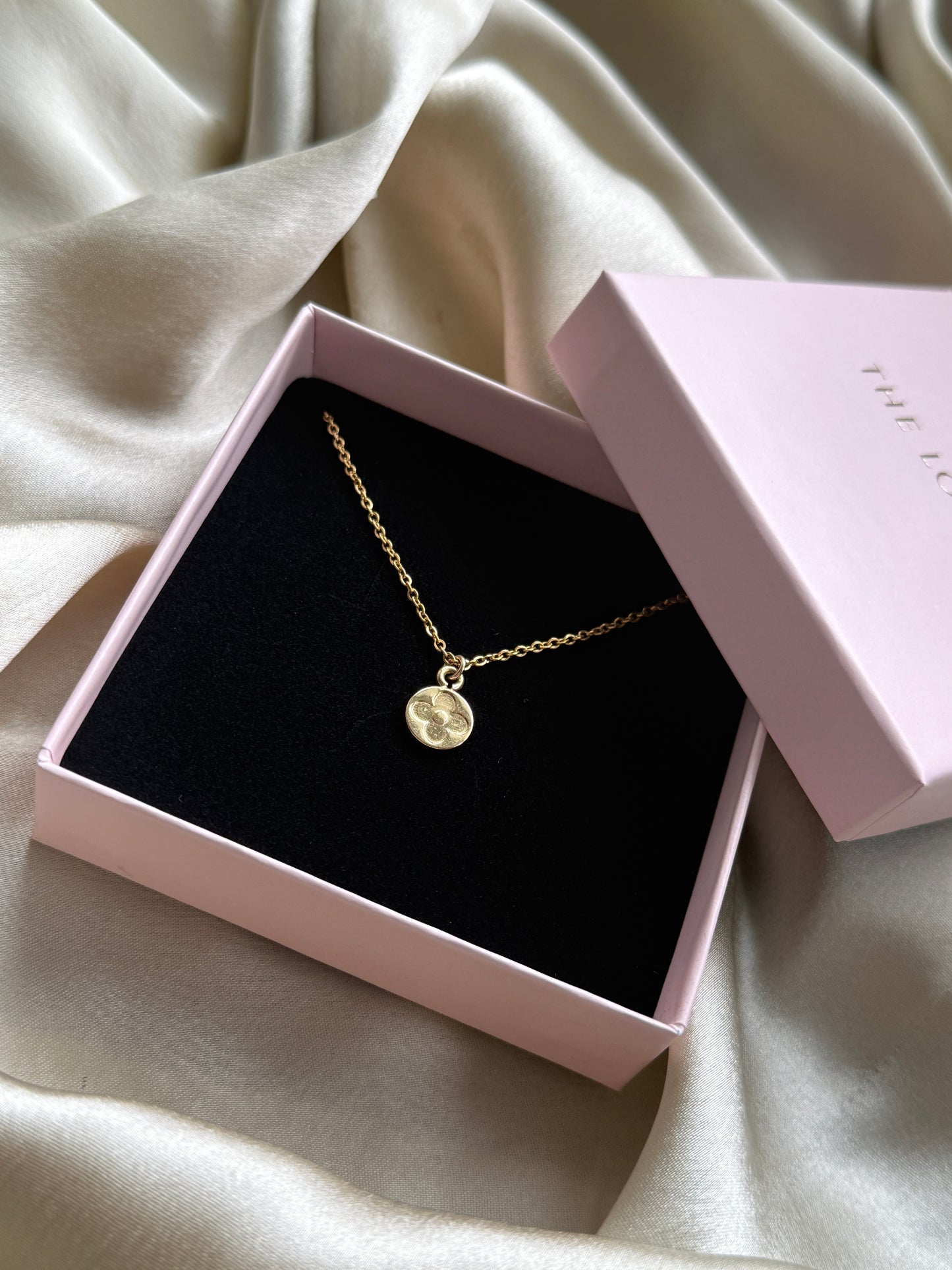 Authentic Reworked Necklace - Round Flower