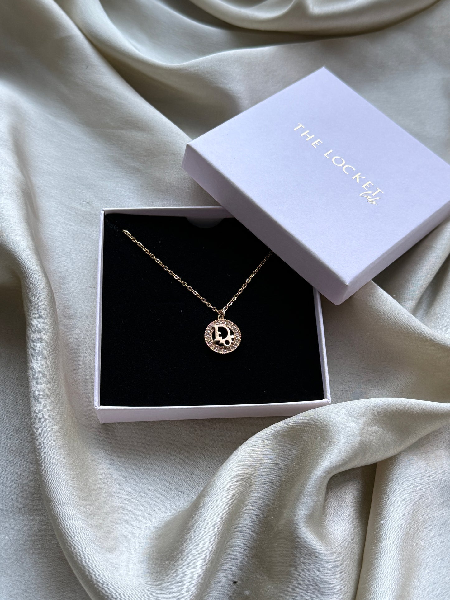 Authentic Reworked Necklace - Logo Cicle