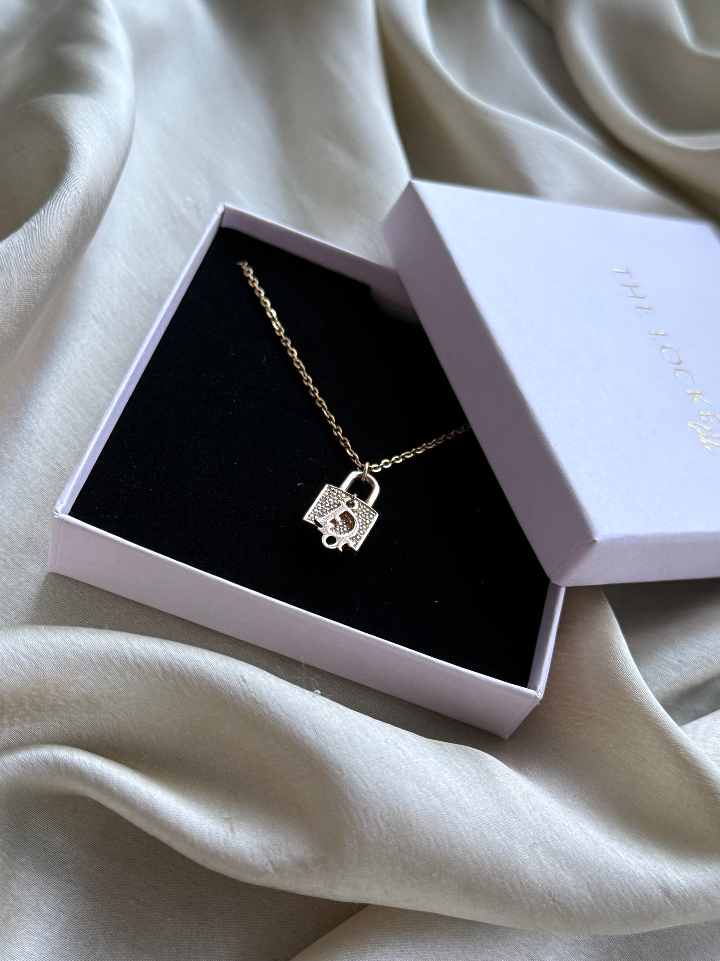 Authentic Reworked Necklace - Logo Padlock