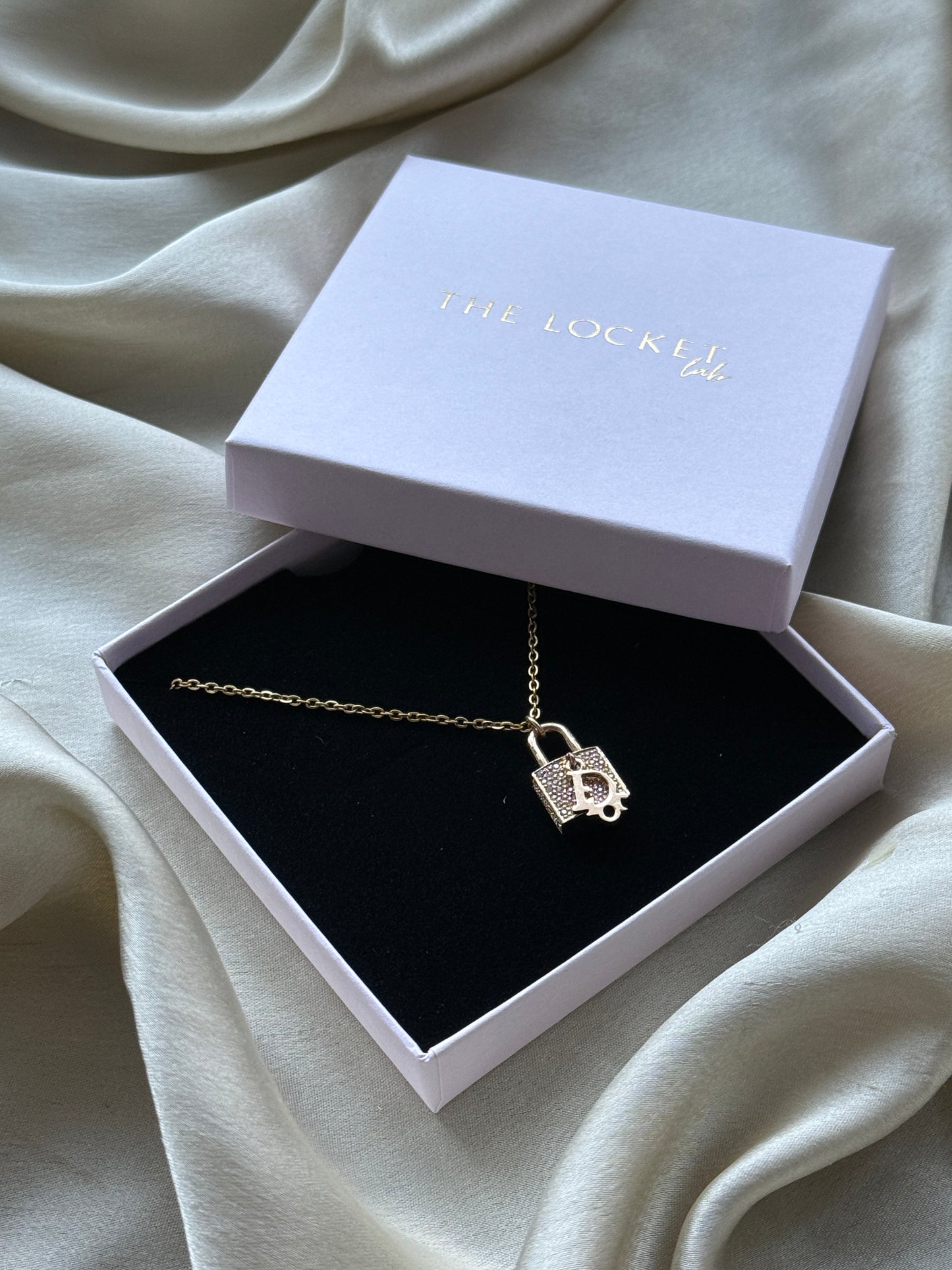 Authentic Reworked Necklace - Logo Padlock