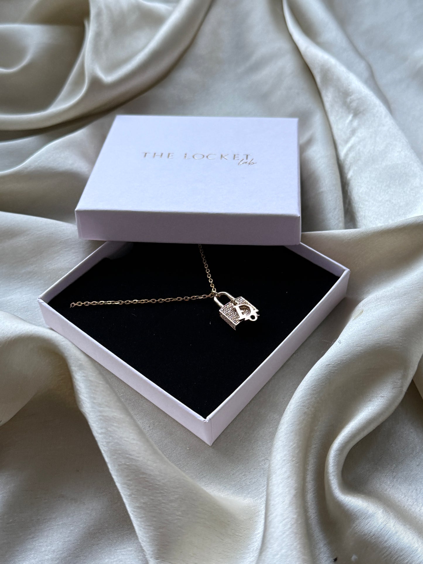 Authentic Reworked Necklace - Logo Padlock