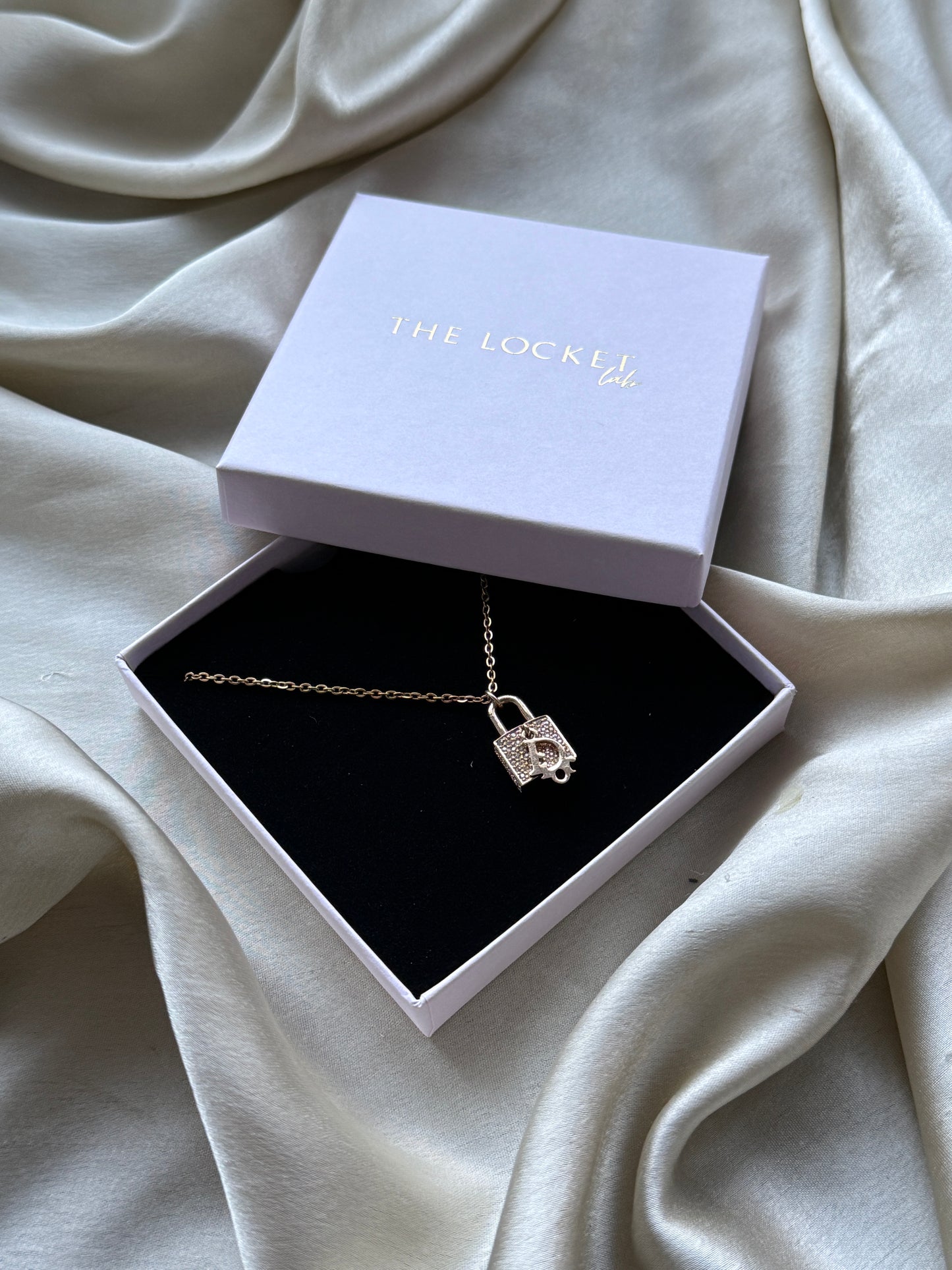 Authentic Reworked Necklace - Logo Padlock