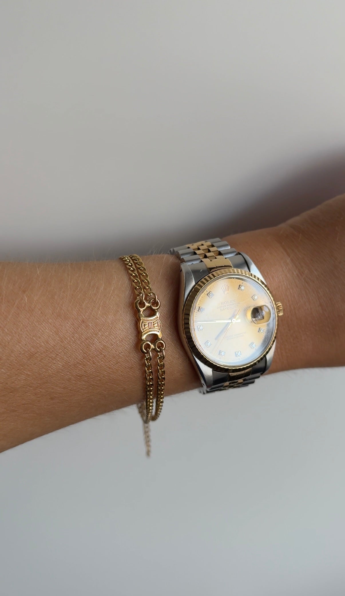 Authentic Reworked Bracelet - Double Chain