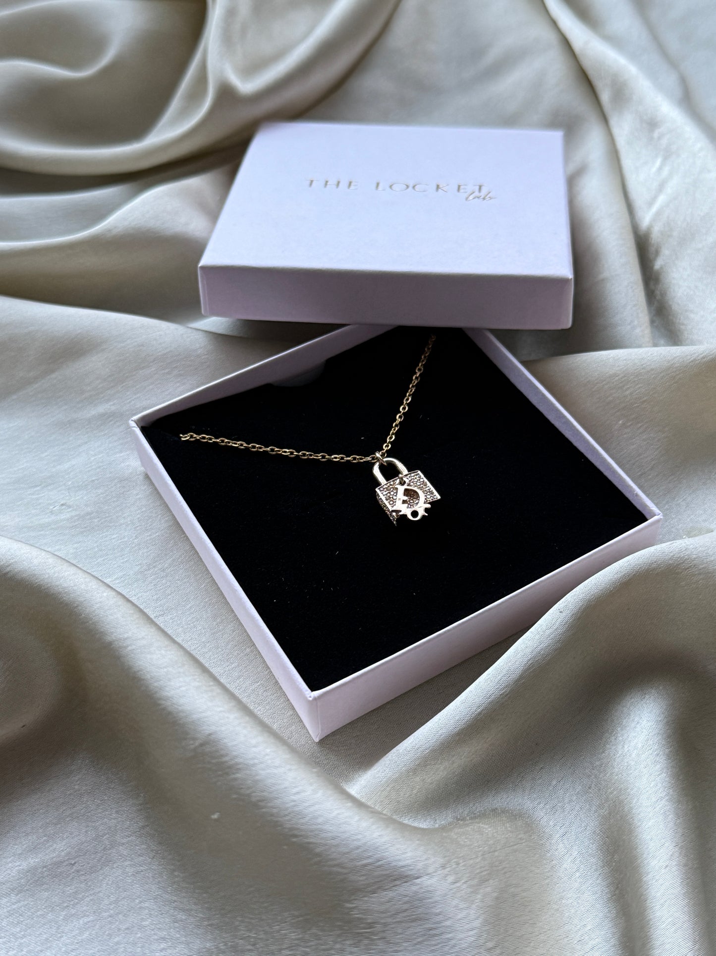 Authentic Reworked Necklace - Logo Padlock