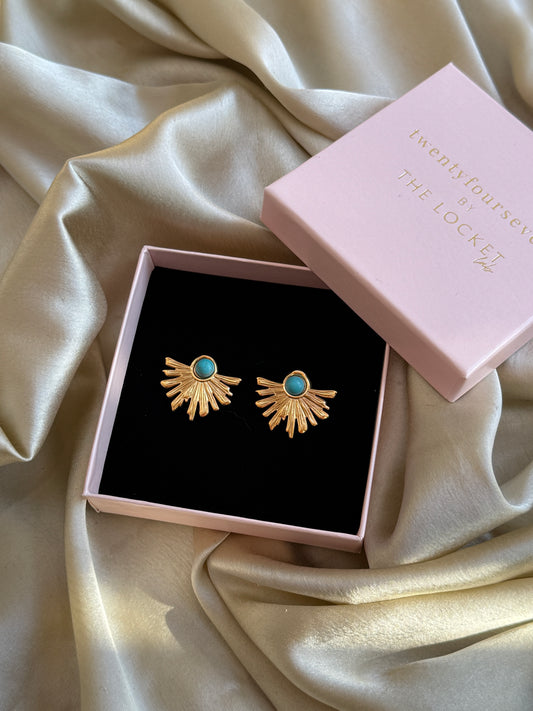 Lily Waterproof Gold Plated Earrings