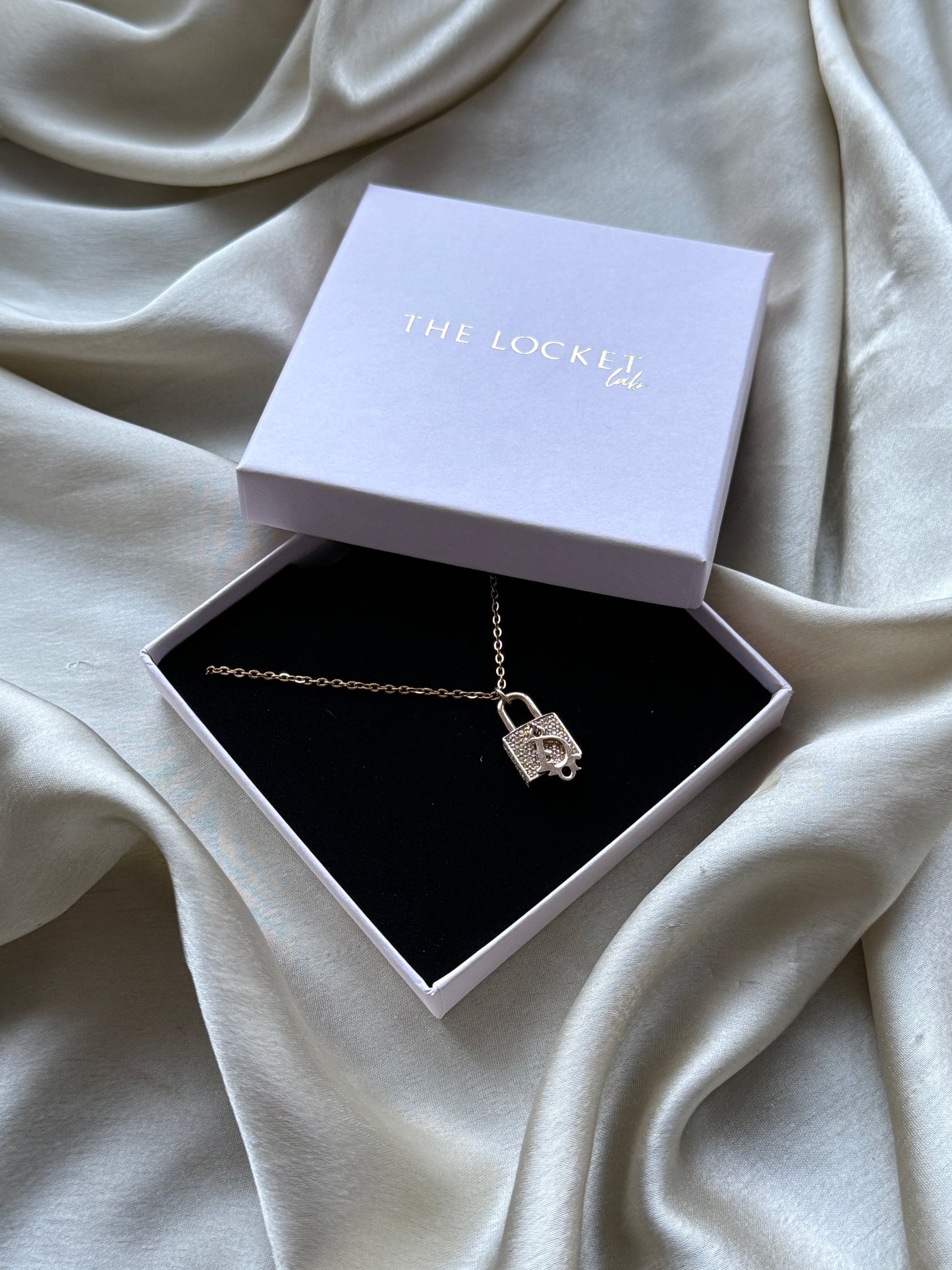 Authentic Reworked Necklace - Logo Padlock