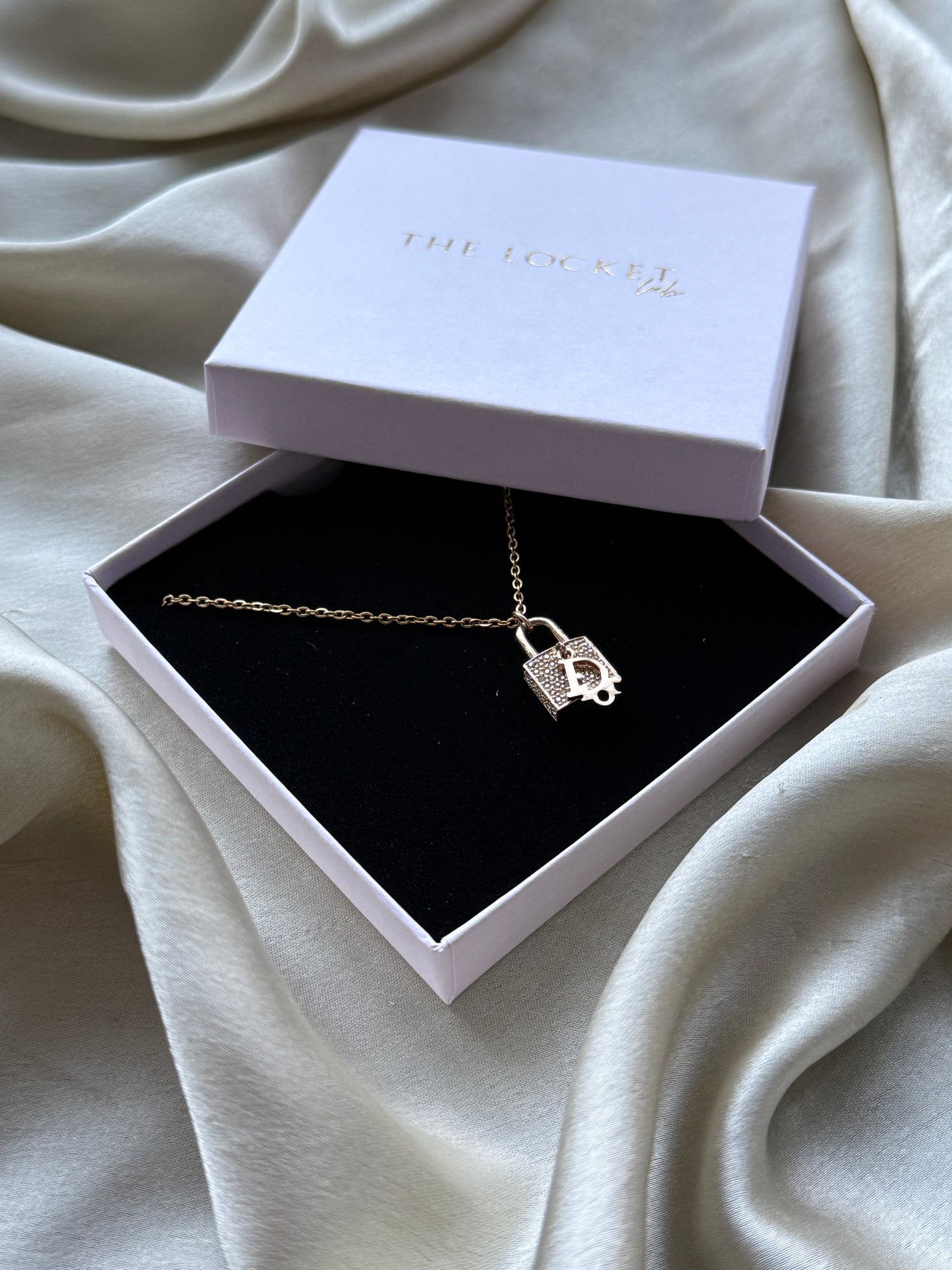 Authentic Reworked Necklace - Logo Padlock