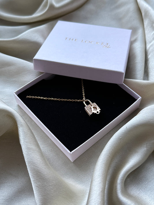 Authentic Reworked Necklace - Logo Padlock