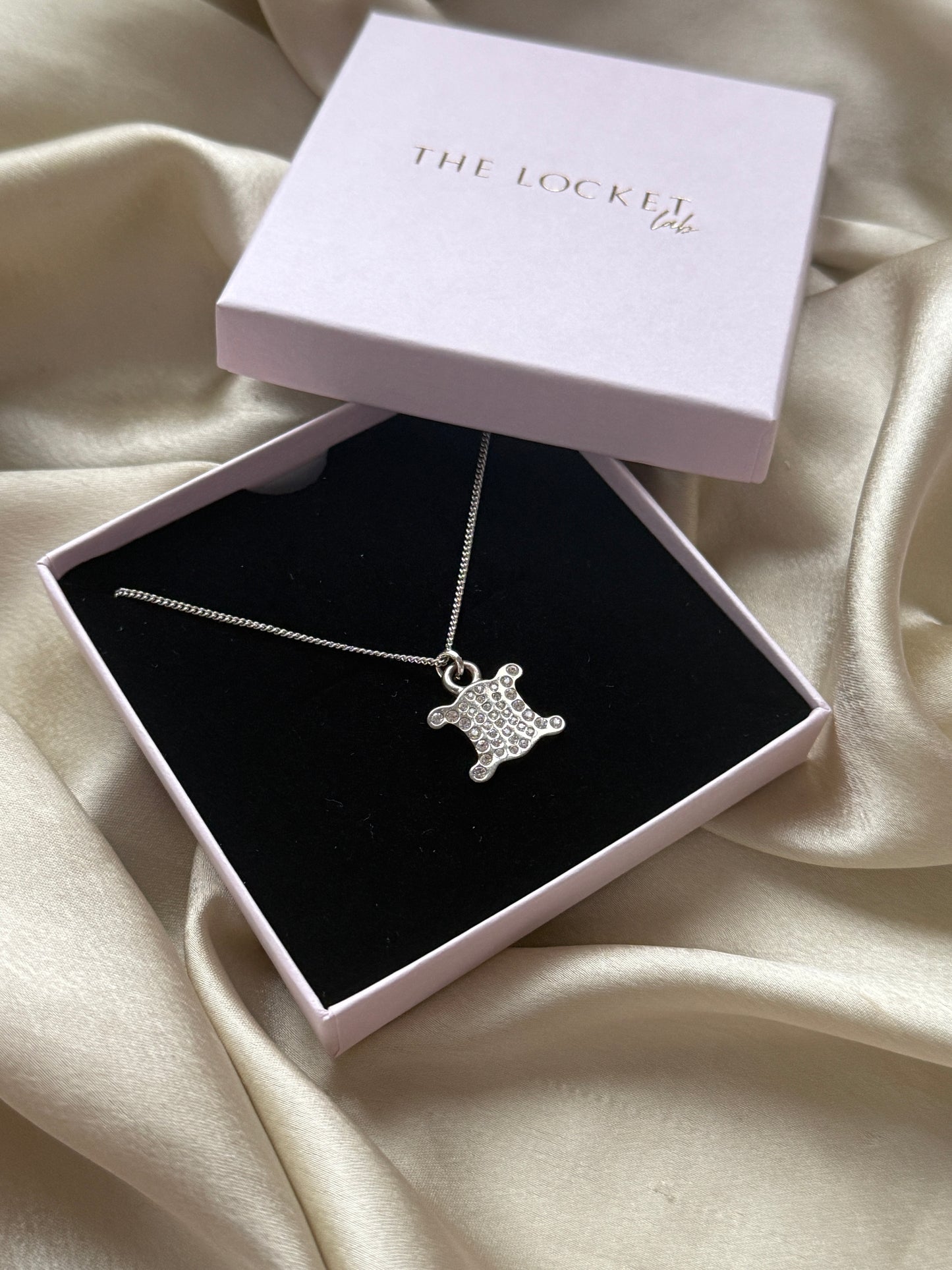 Authentic Reworked Silver Necklace - Sparkle