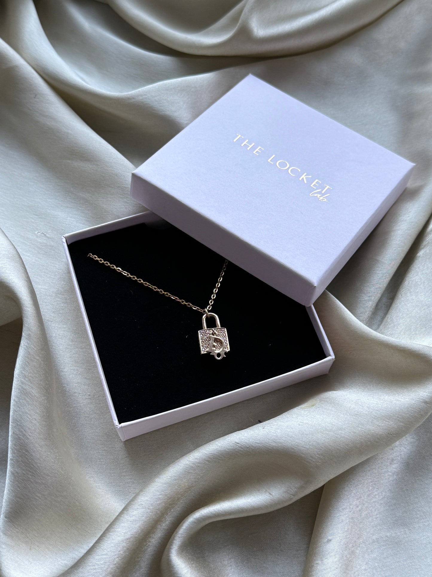 Authentic Reworked Necklace - Logo Padlock