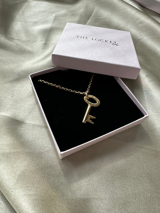 Authentic Reworked Necklace - Gold Key