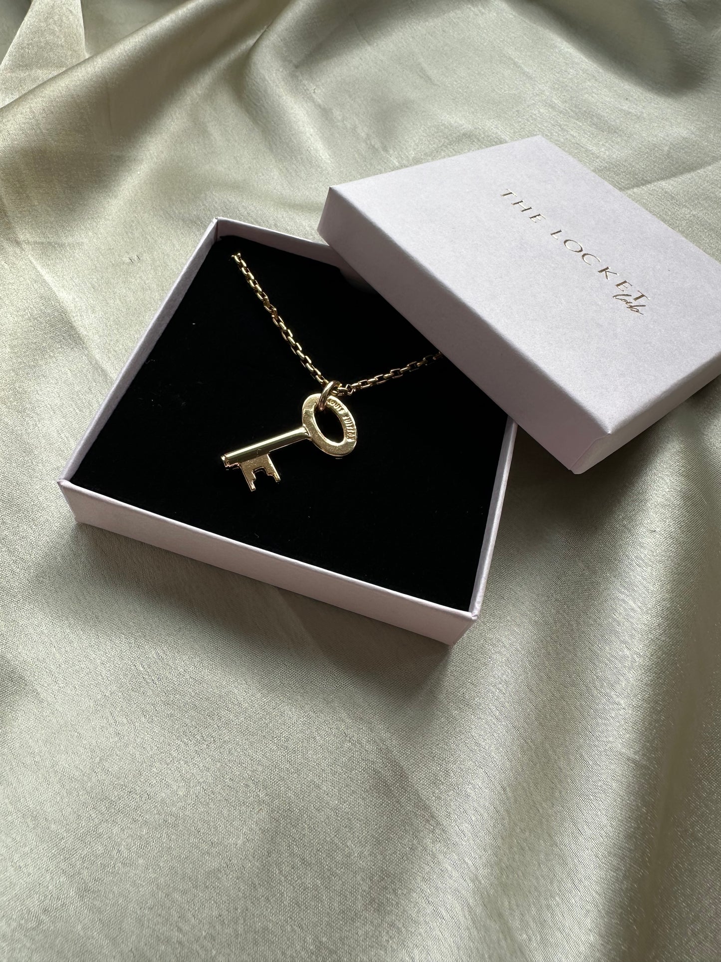 Authentic Reworked Necklace - Gold Key