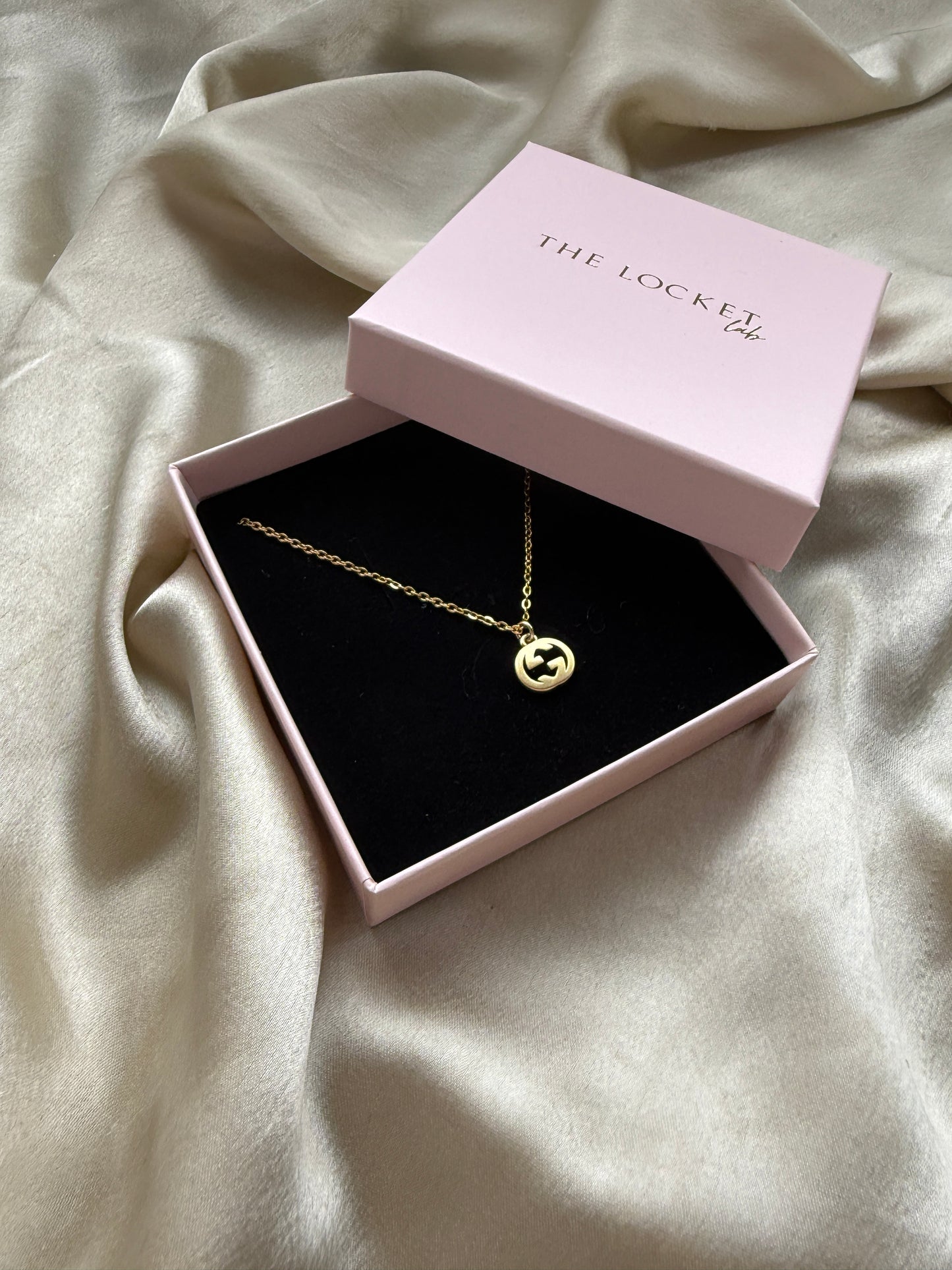 Authentic Reworked Necklace - Mini Double Logo