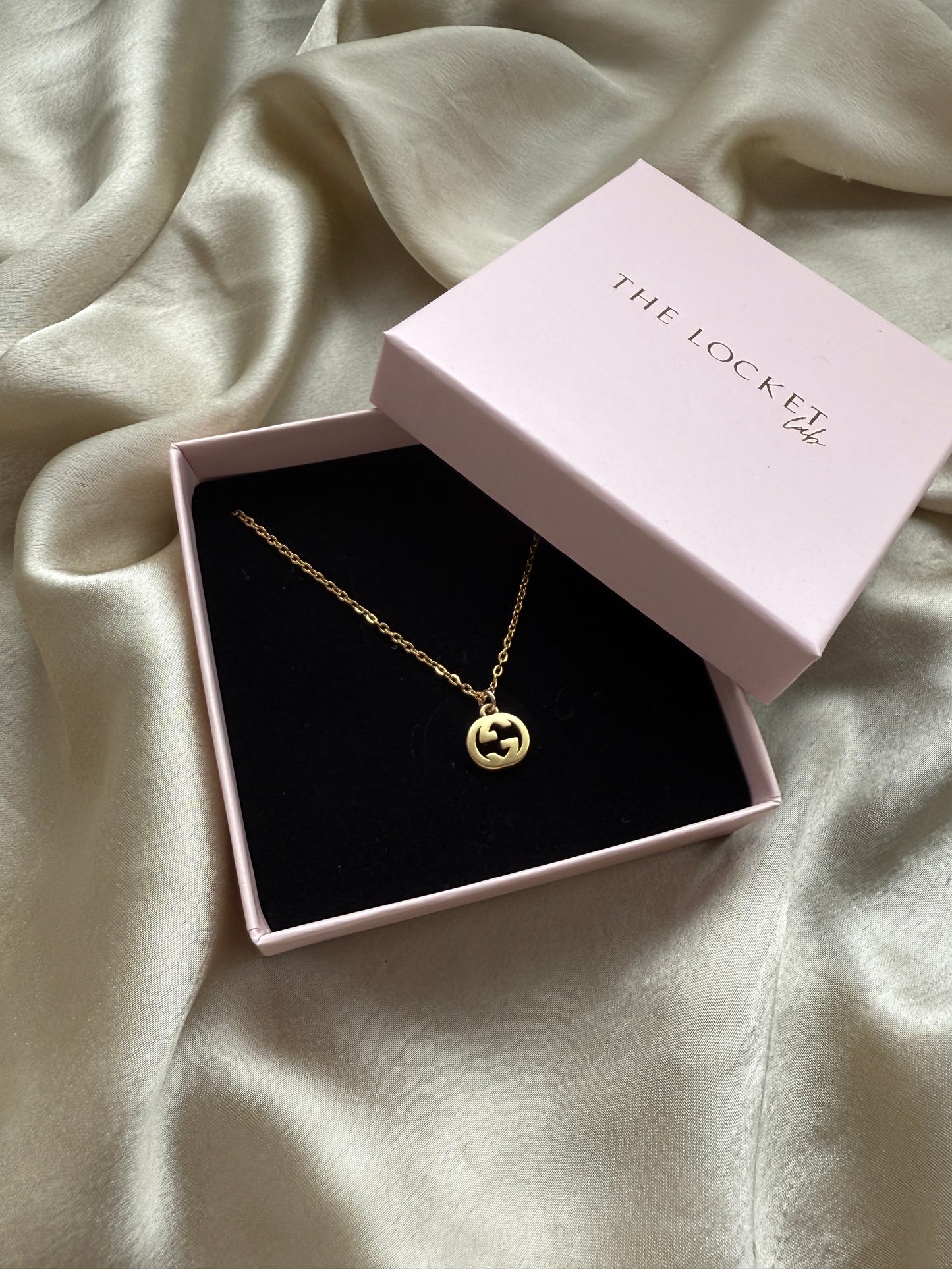 Authentic Reworked Necklace - Mini Double Logo