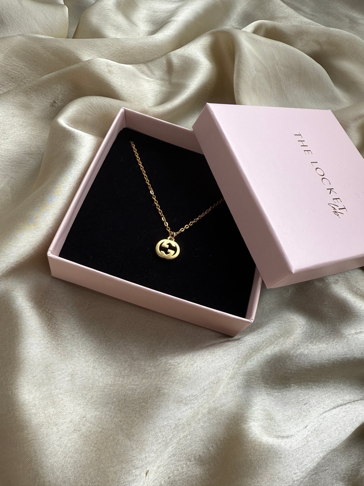 Authentic Reworked Necklace - Mini Double Logo