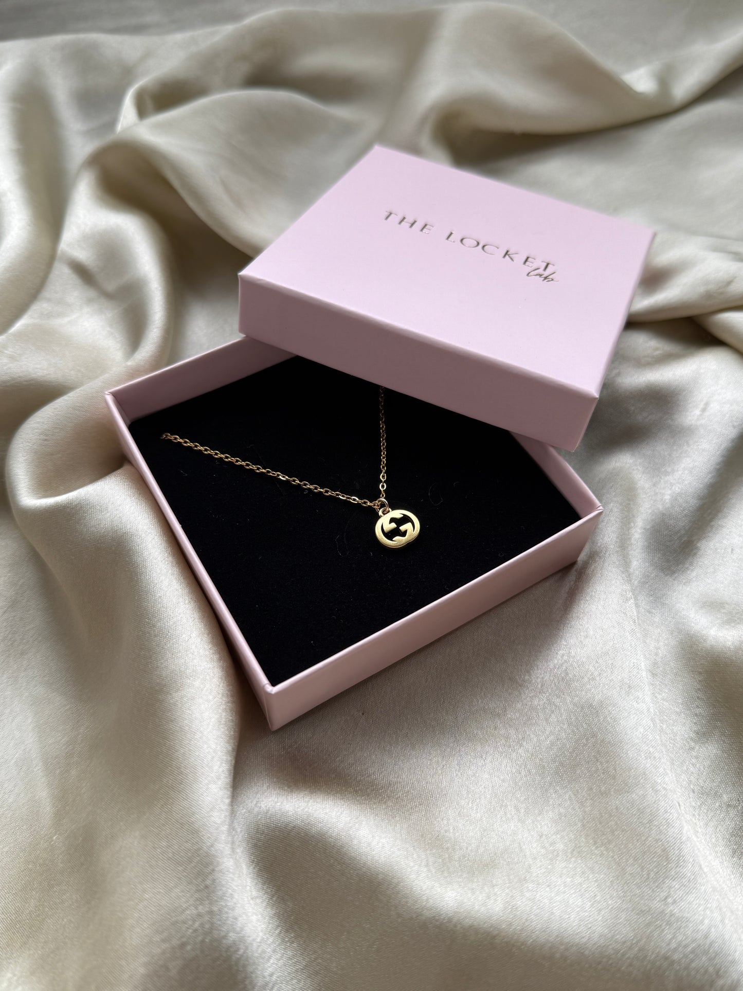 Authentic Reworked Necklace - Mini Double Logo