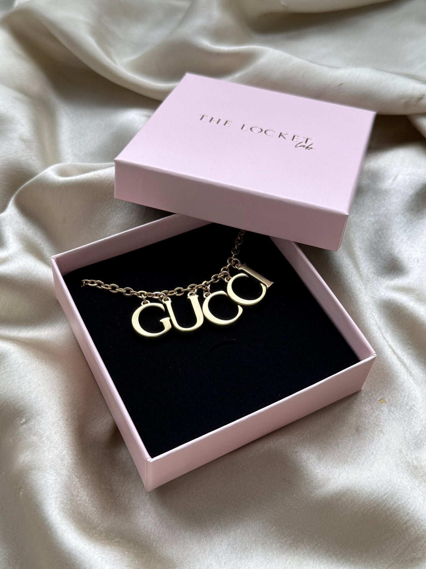 Authentic Reworked Necklace - Branded Letters