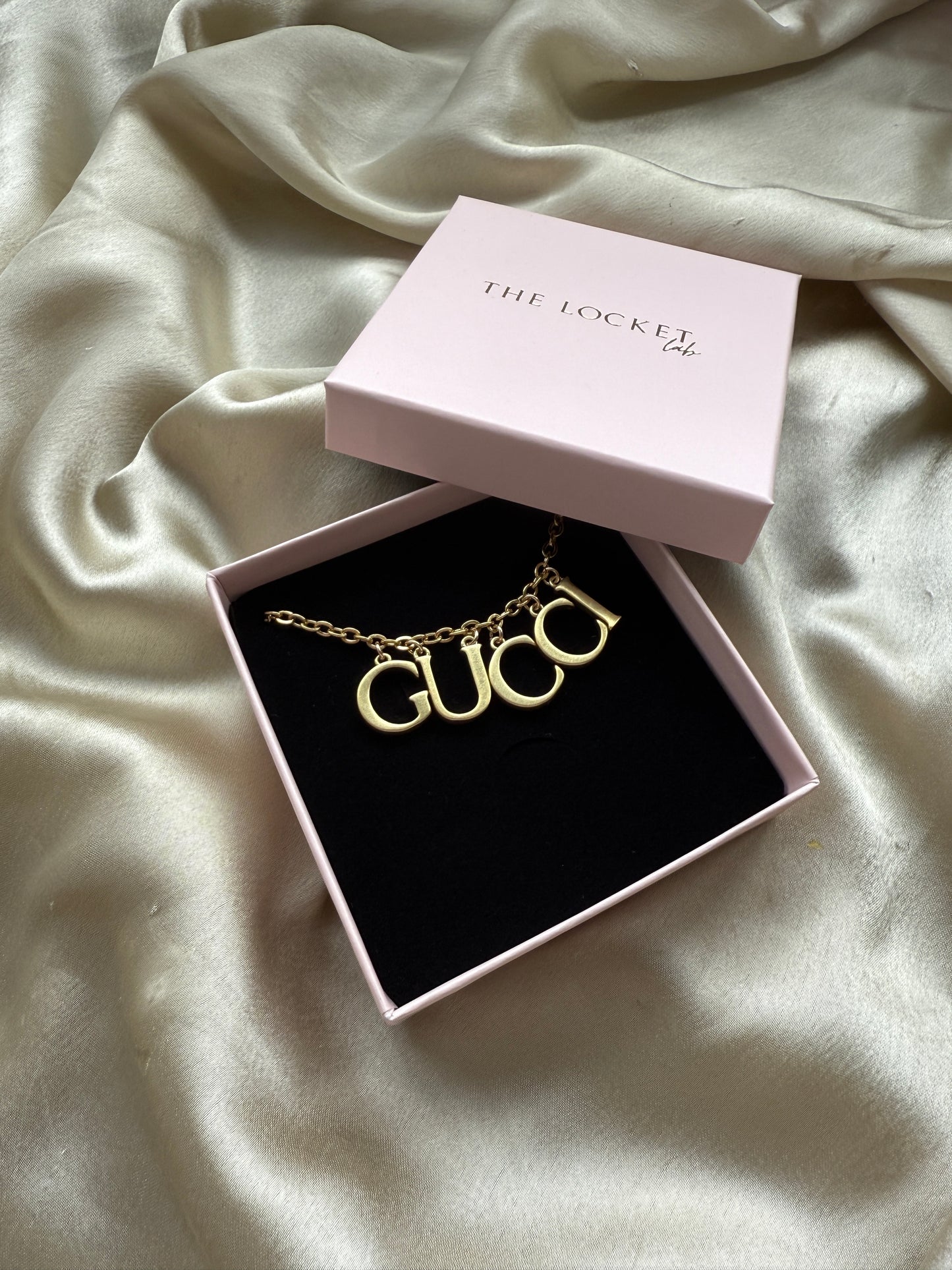 Authentic Reworked Necklace - Branded Letters