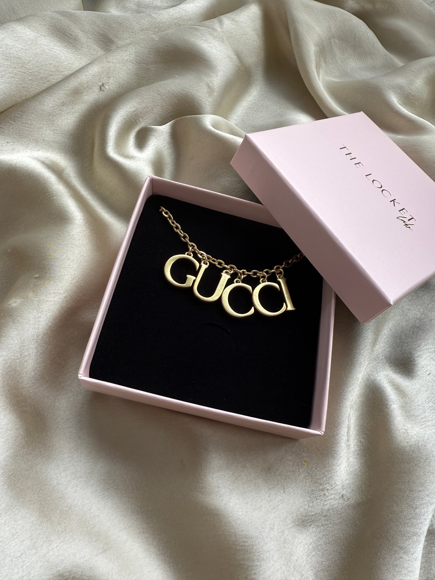 Authentic Reworked Necklace - Branded Letters