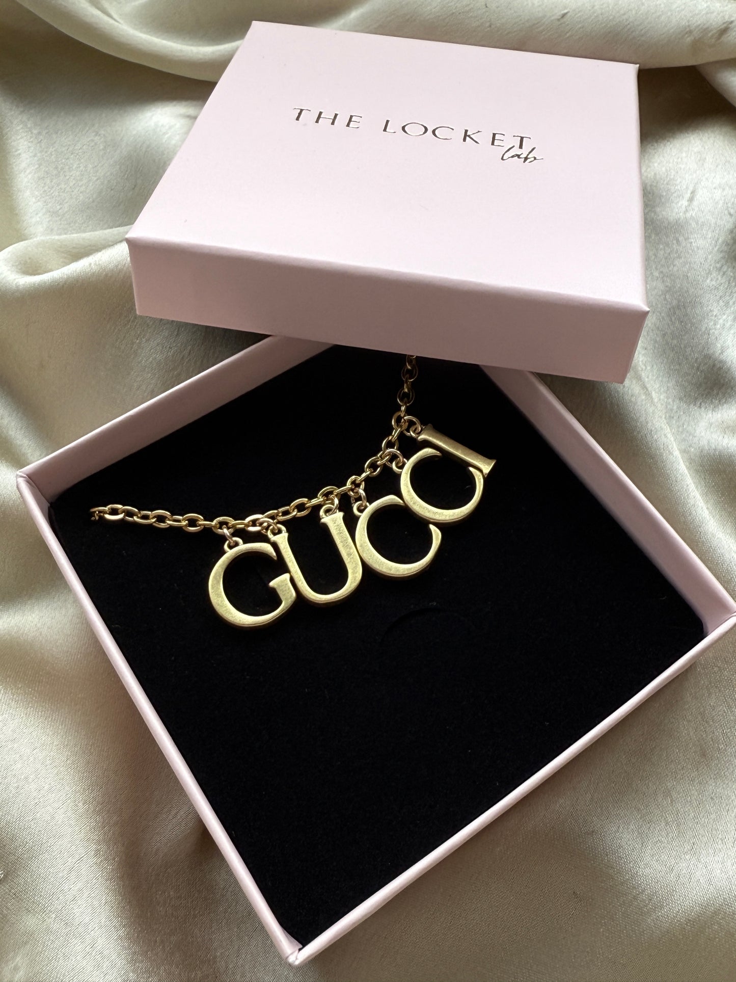 Authentic Reworked Necklace - Branded Letters