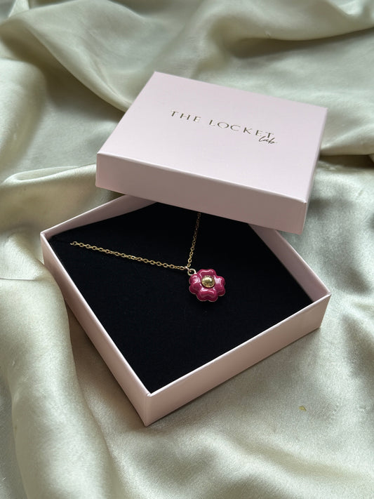 Authentic Reworked Necklace -Flower