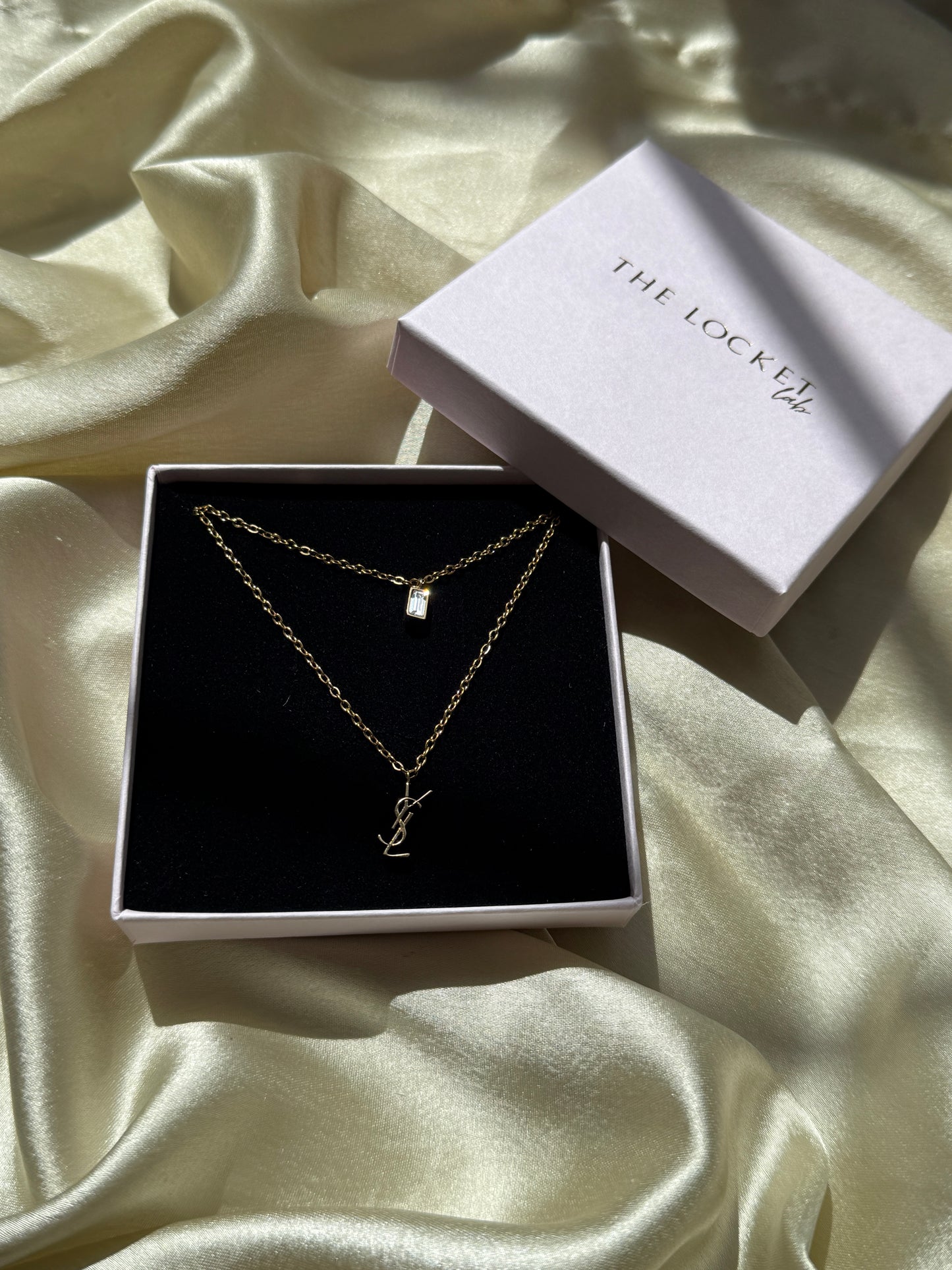 Authentic Reworked Necklace - Mini Pendant Double Chain