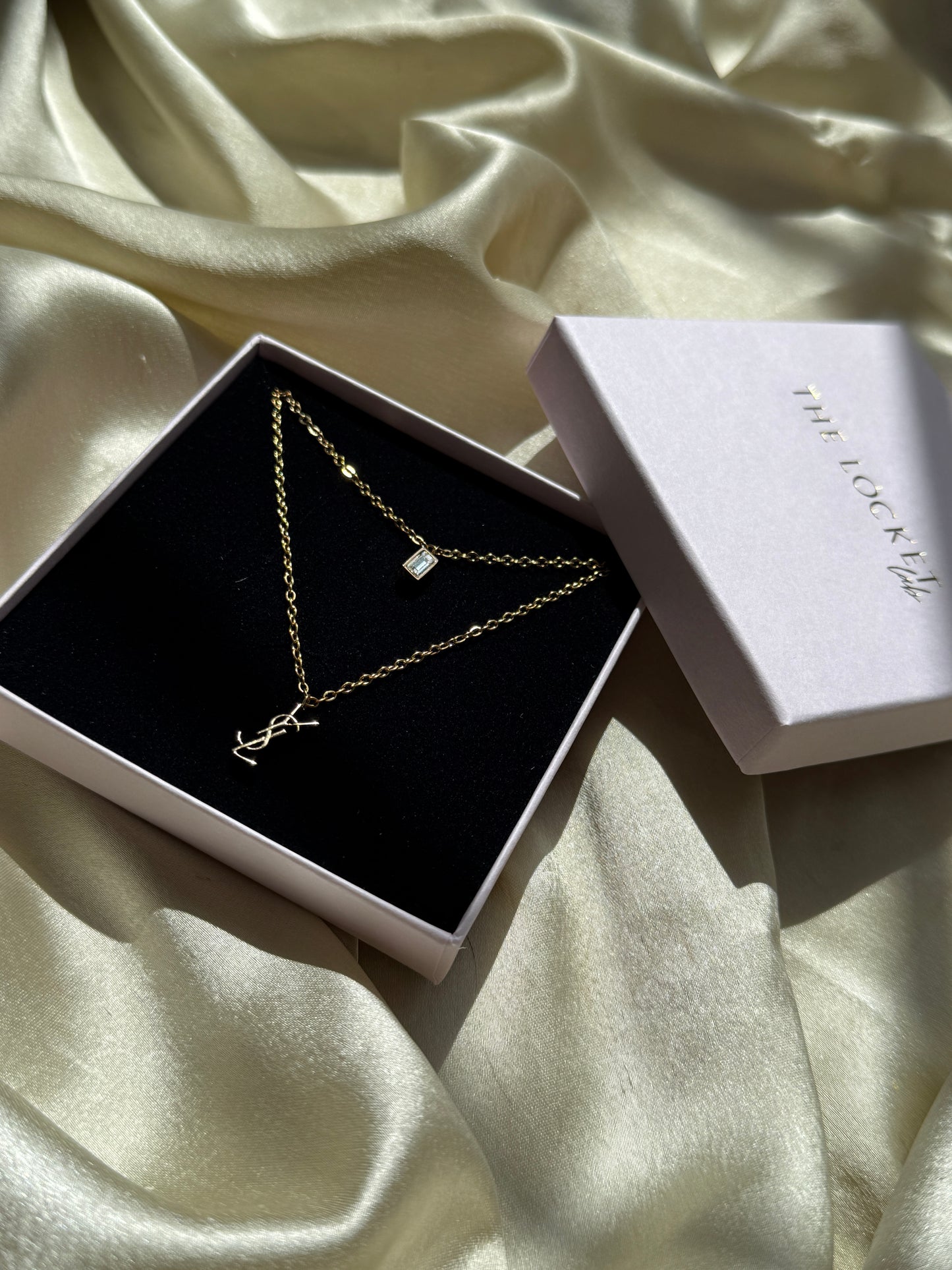Authentic Reworked Necklace - Mini Pendant Double Chain