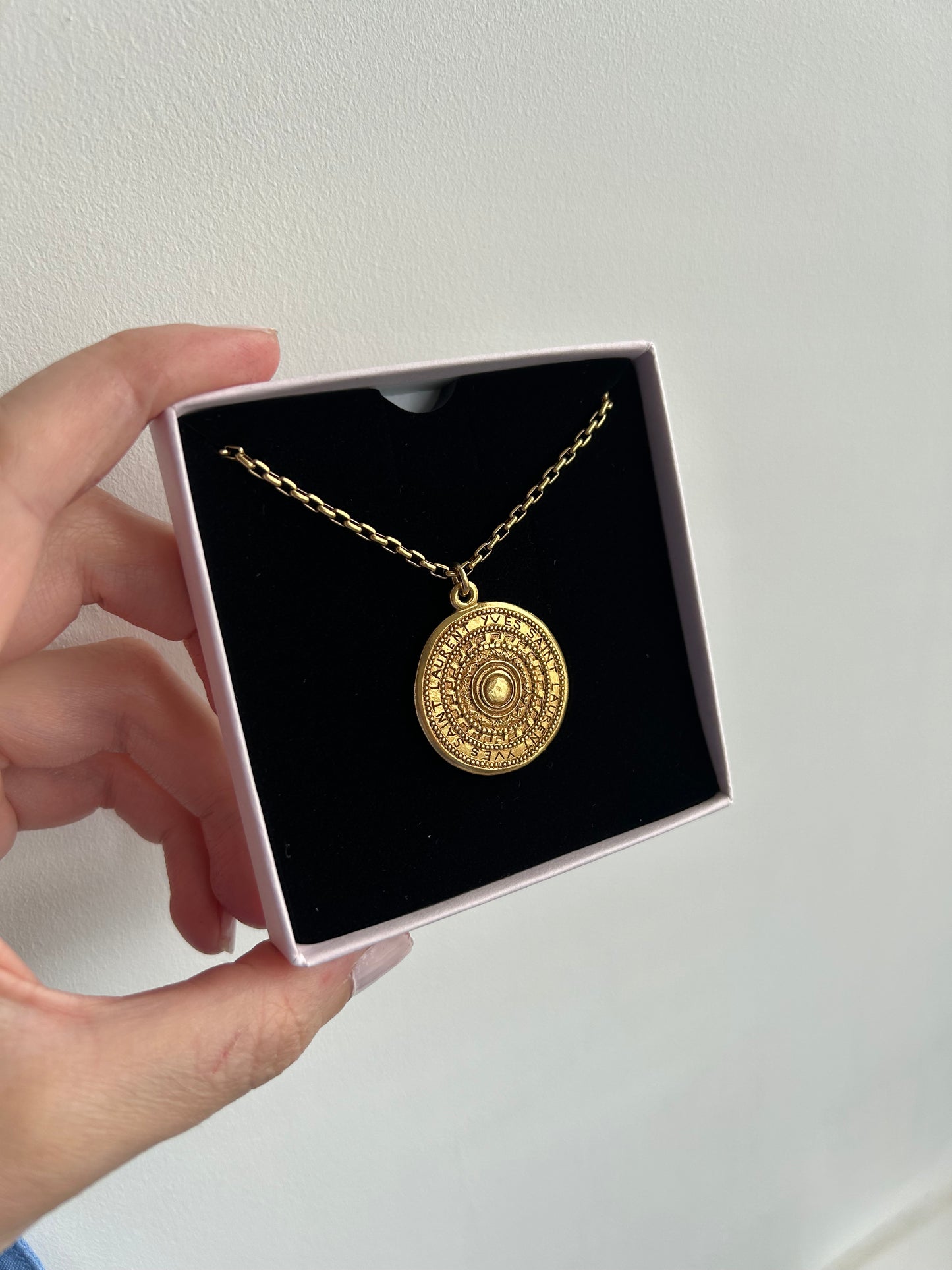 Authentic Reworked Coin Necklace - Medium Pendant