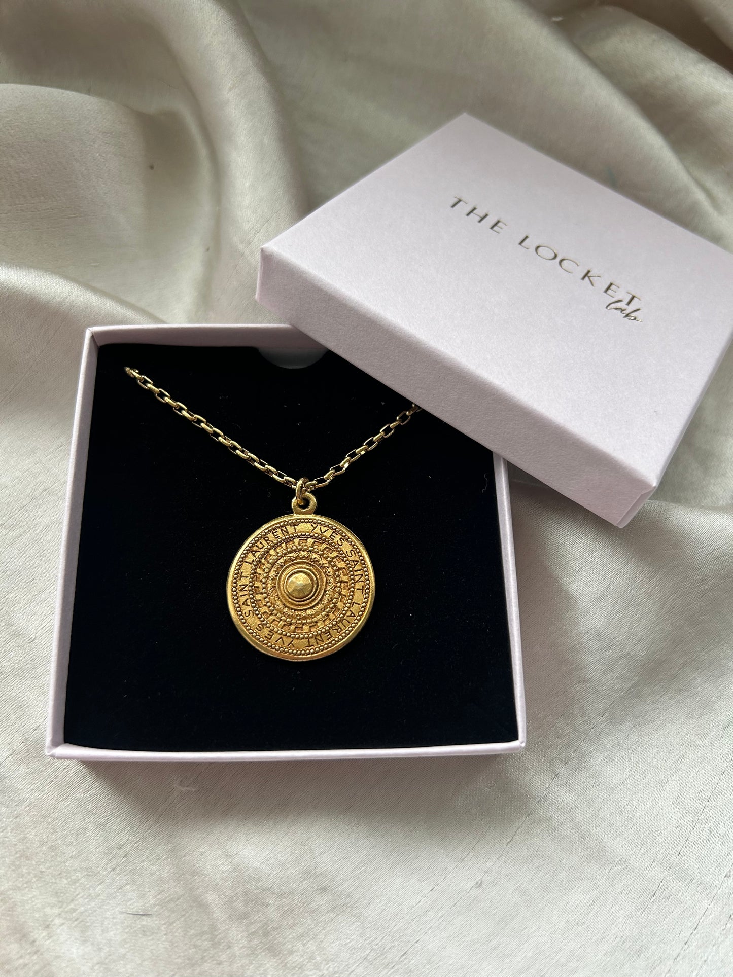 Authentic Reworked Coin Necklace - Medium Pendant