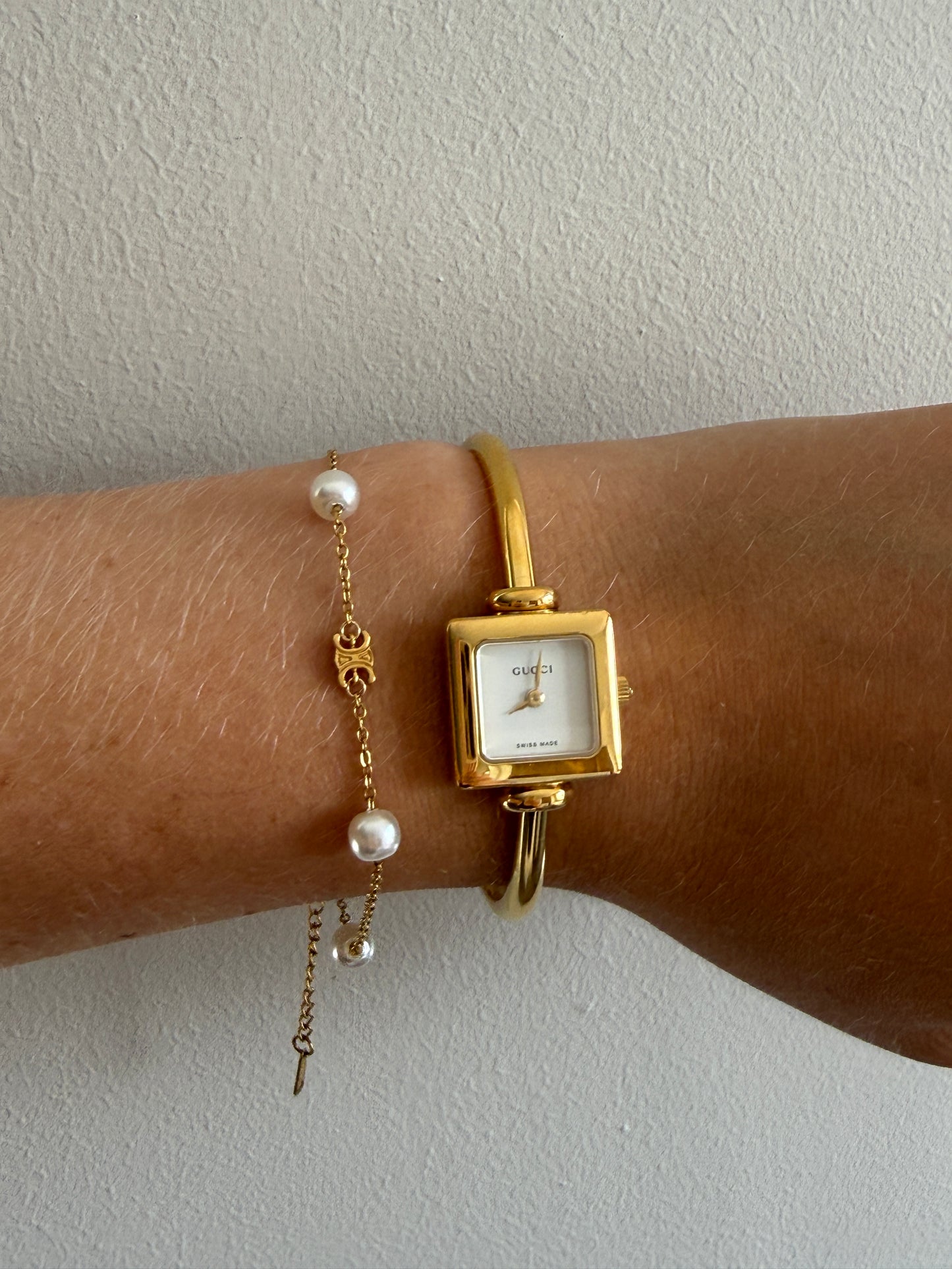 Authentic Reworked Mini Delicate Pearl Bracelet
