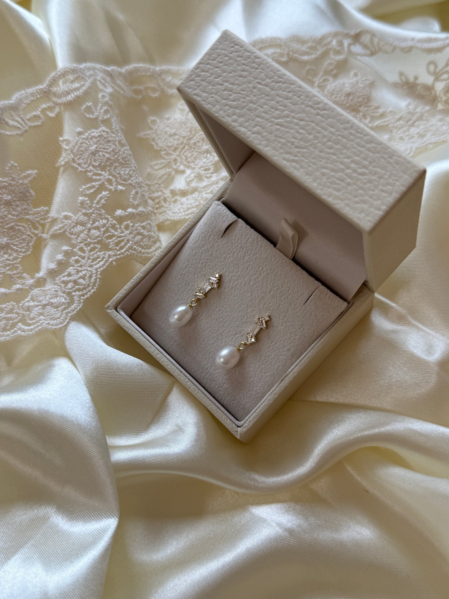 Ruby Bridal Earrings