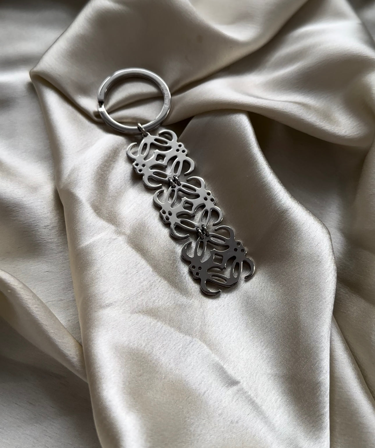 Authentic Reworked Anagram Necklace Silver Chain 1