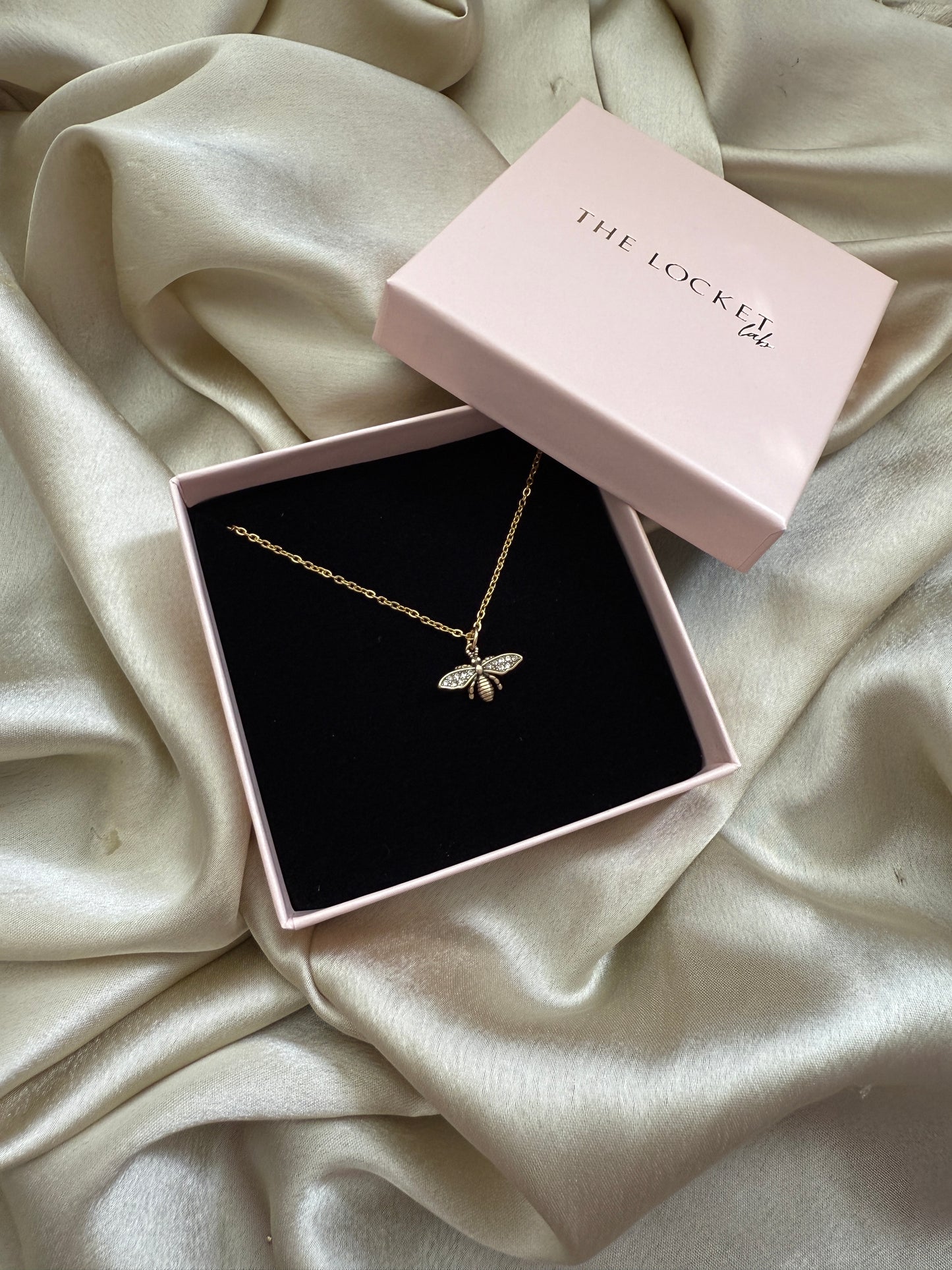 Authentic Reworked Necklace - Sparkle Bee